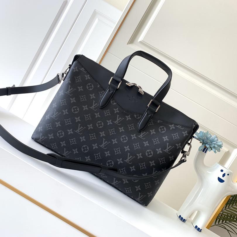 Louis Vuitton Monogram Eclipse Briefcase  39x28x11cm  M40566 - DesignerGu