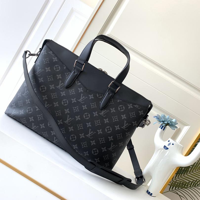 Louis Vuitton Monogram Eclipse Briefcase  39x28x11cm  M40566 - DesignerGu