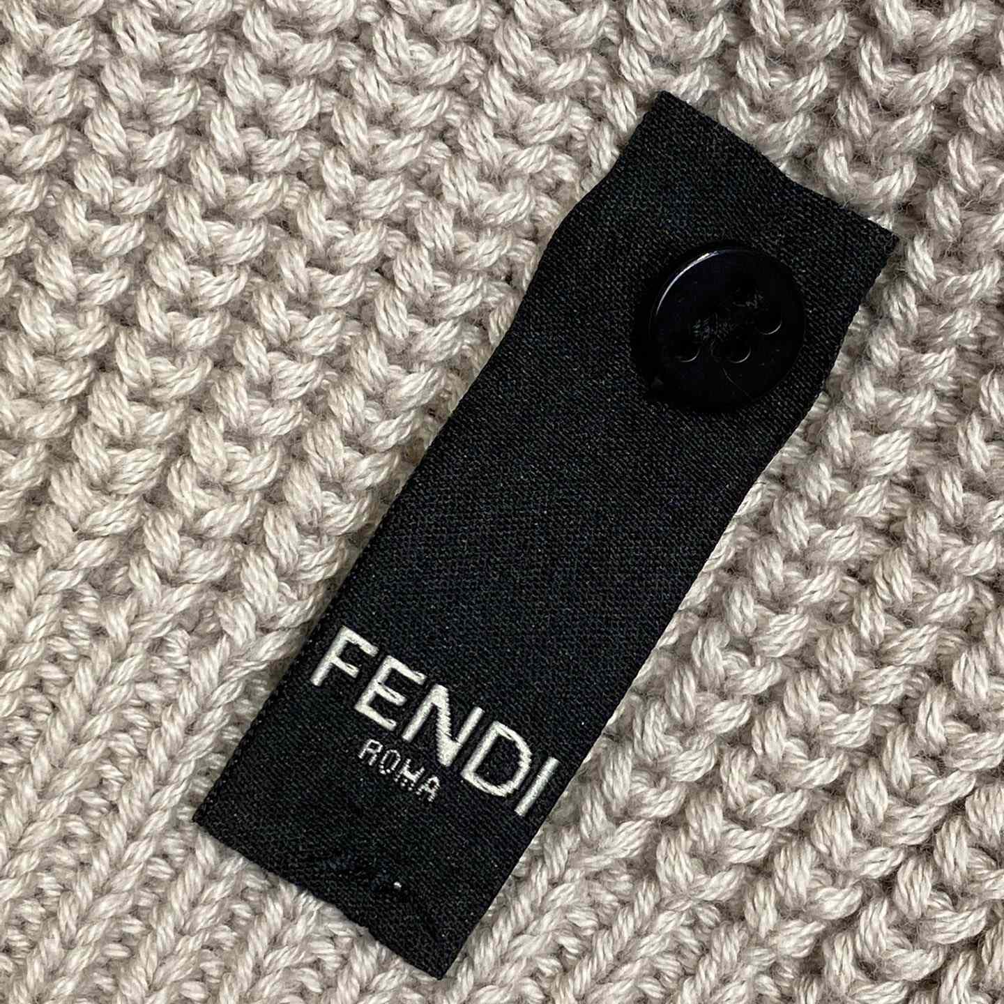 Fendi Yellow And Beige Cotton Jersey Polo Shirt - DesignerGu