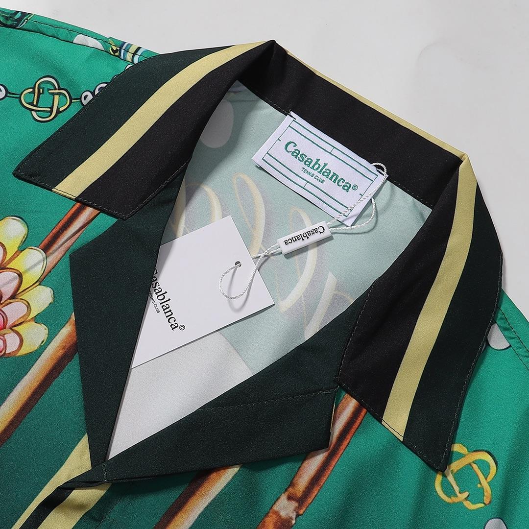 Casablanca La Boite A Bijoux Silk Shirt     - DesignerGu