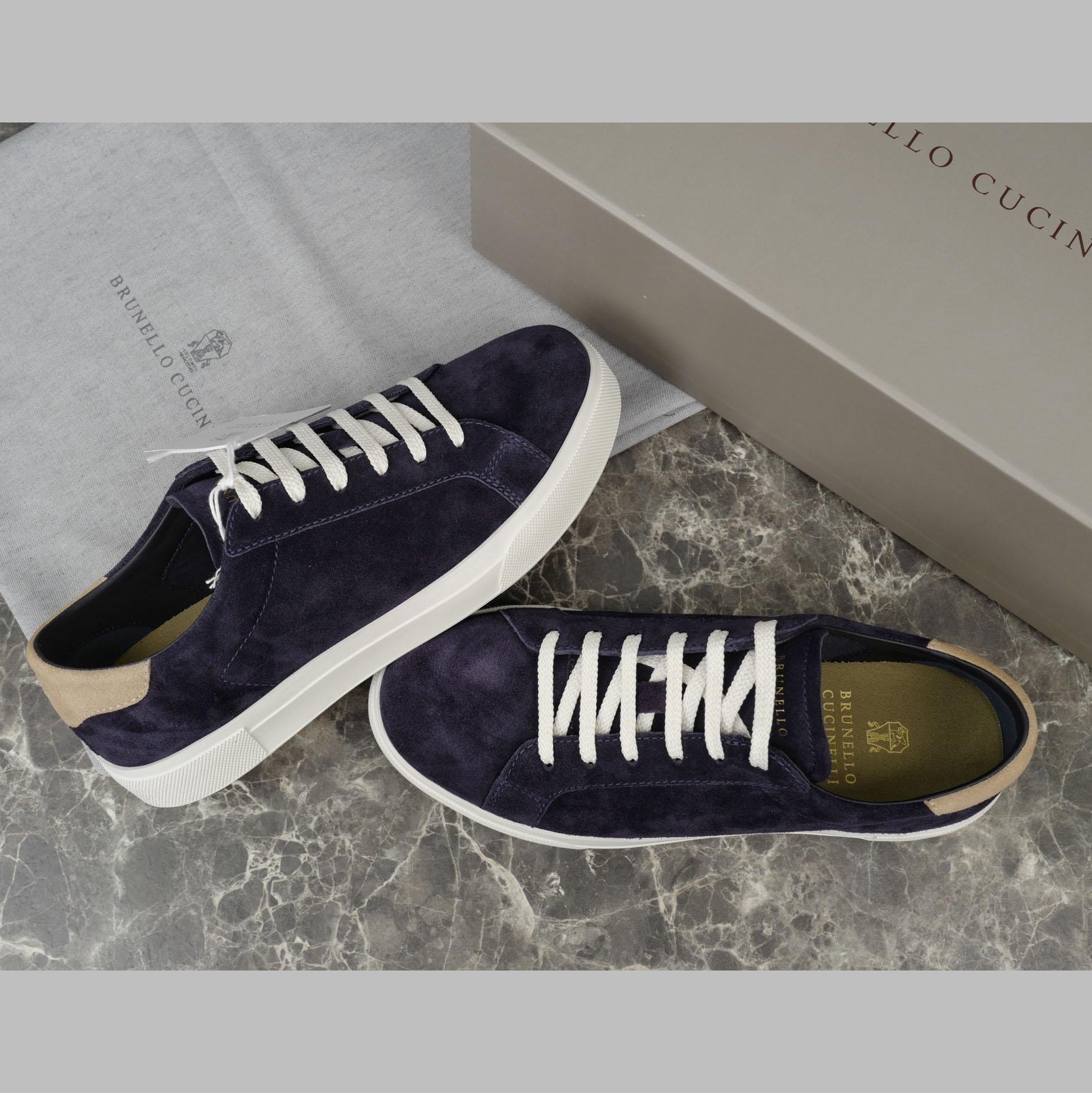 Brunello Cucinelli Suede Sneakers - DesignerGu