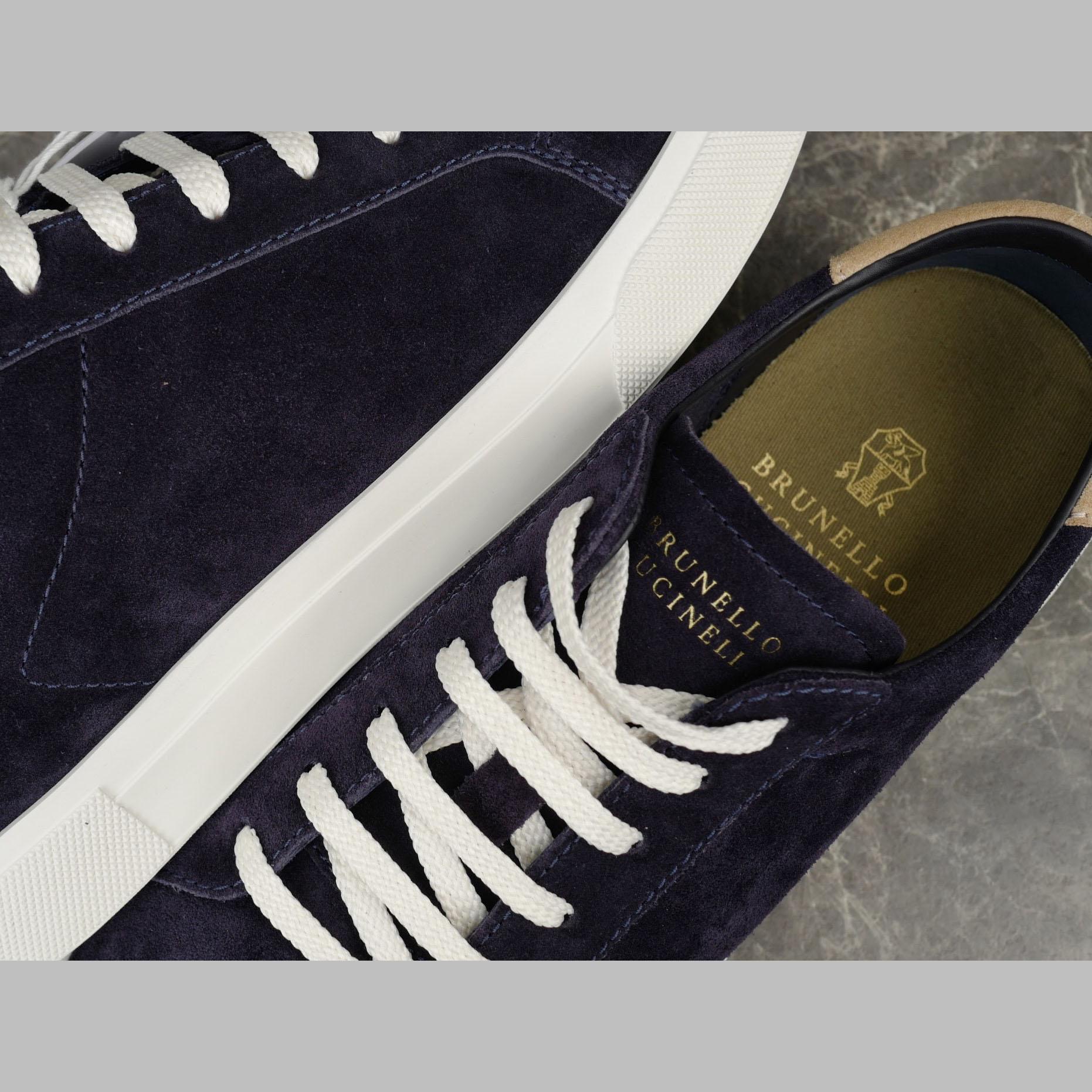 Brunello Cucinelli Suede Sneakers - DesignerGu