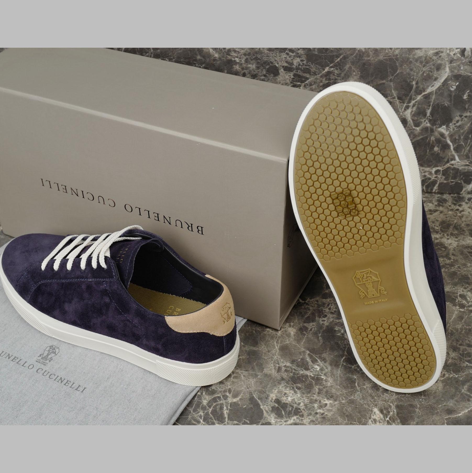 Brunello Cucinelli Suede Sneakers - DesignerGu