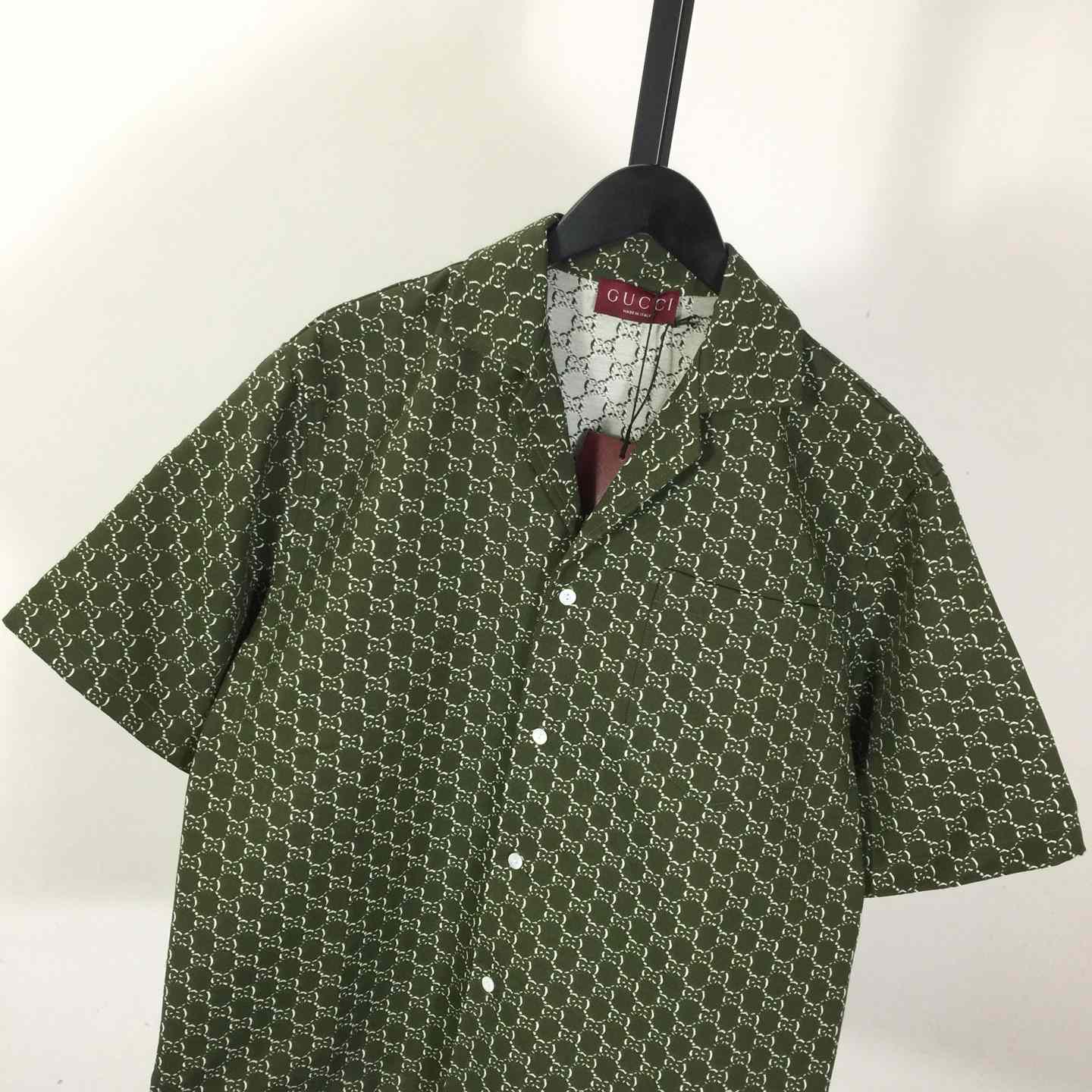 Gucci GG Linen Blend Canvas Shirt - DesignerGu