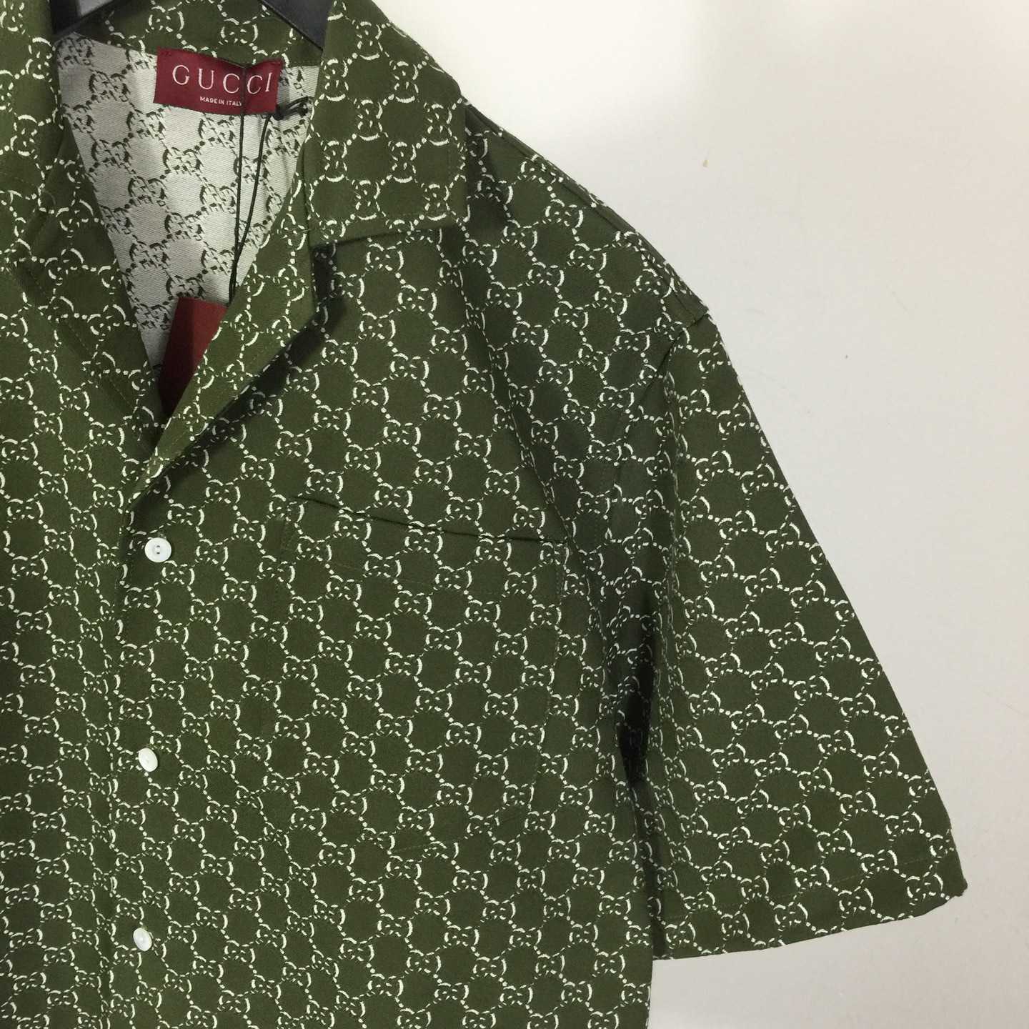 Gucci GG Linen Blend Canvas Shirt - DesignerGu