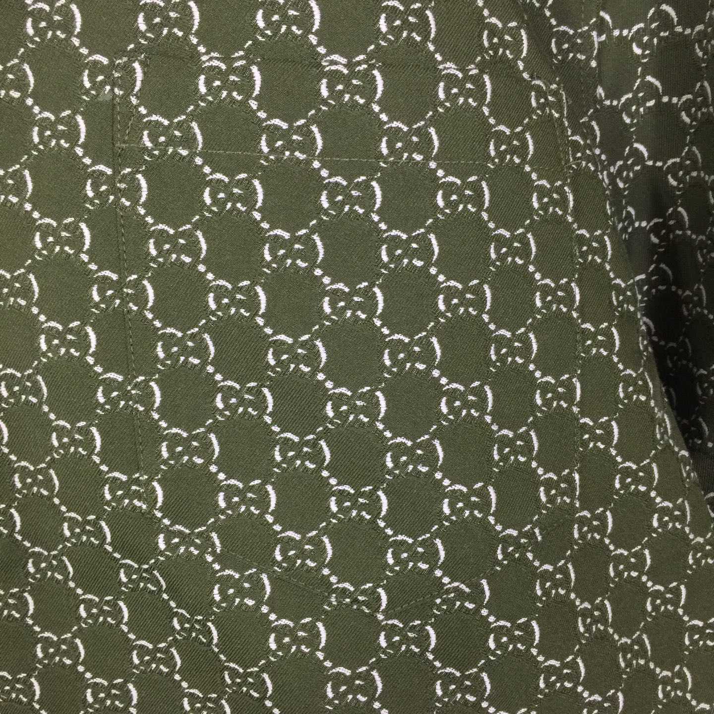 Gucci GG Linen Blend Canvas Shirt - DesignerGu