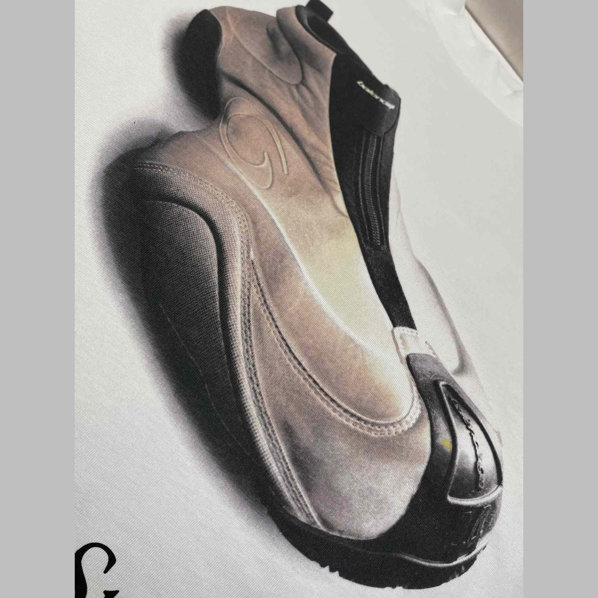 Balenciaga Basketball Sneaker T-Shirt Oversized In Dirty White - DesignerGu