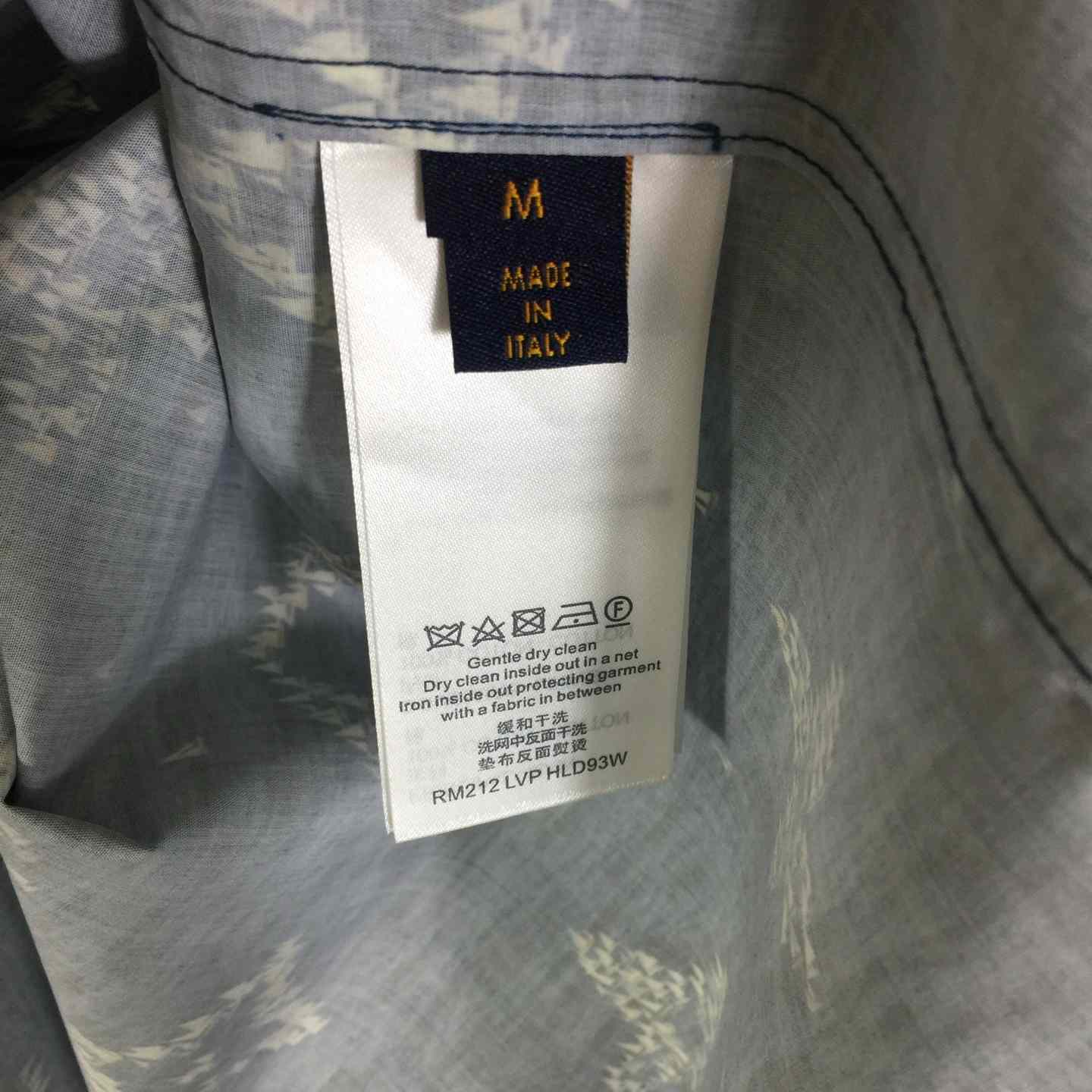 Louis Vuitton Printed Monogram Short-Sleeved Shirt   1AHVU4 - DesignerGu