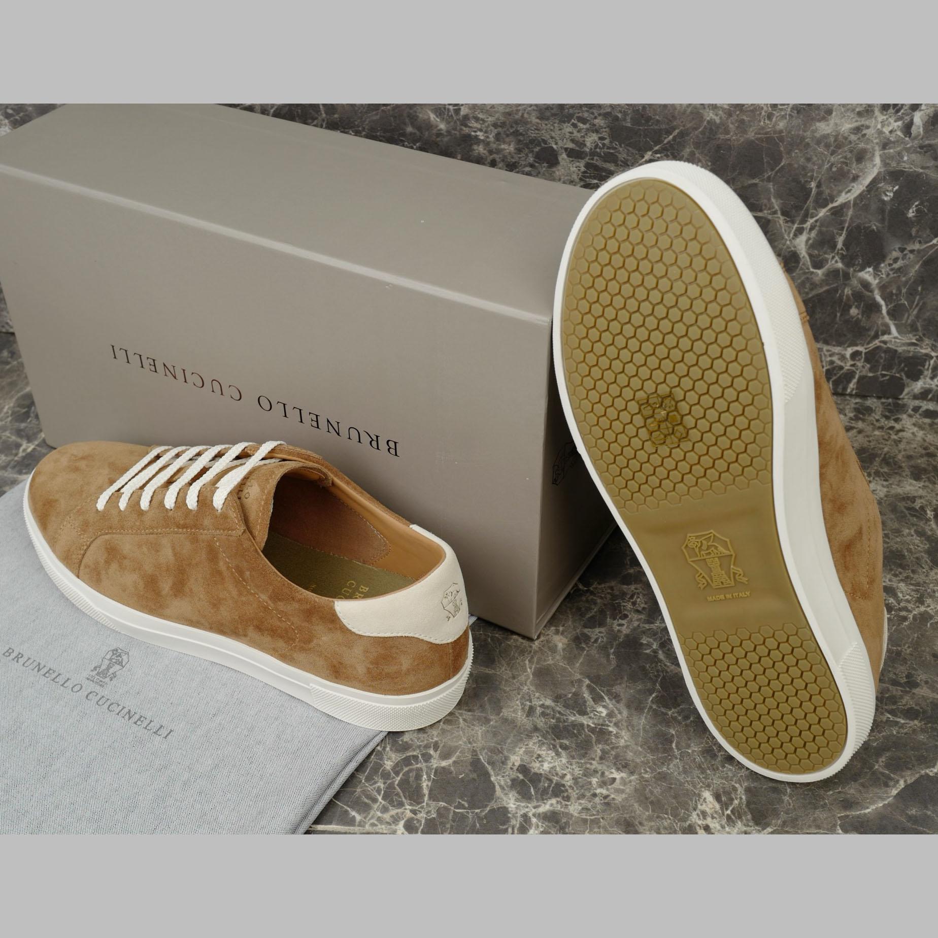 Brunello Cucinelli Suede Sneakers - DesignerGu