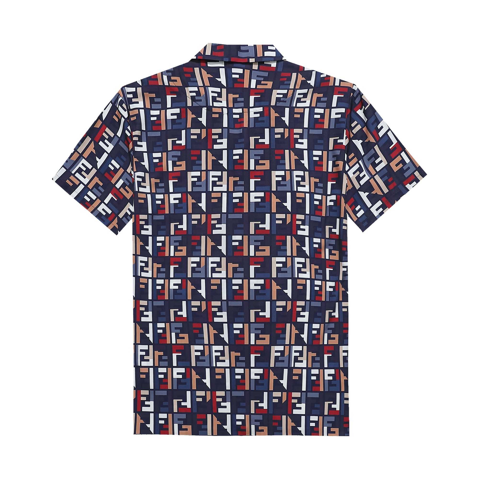 Fendi Silk Shirt And Short - DesignerGu