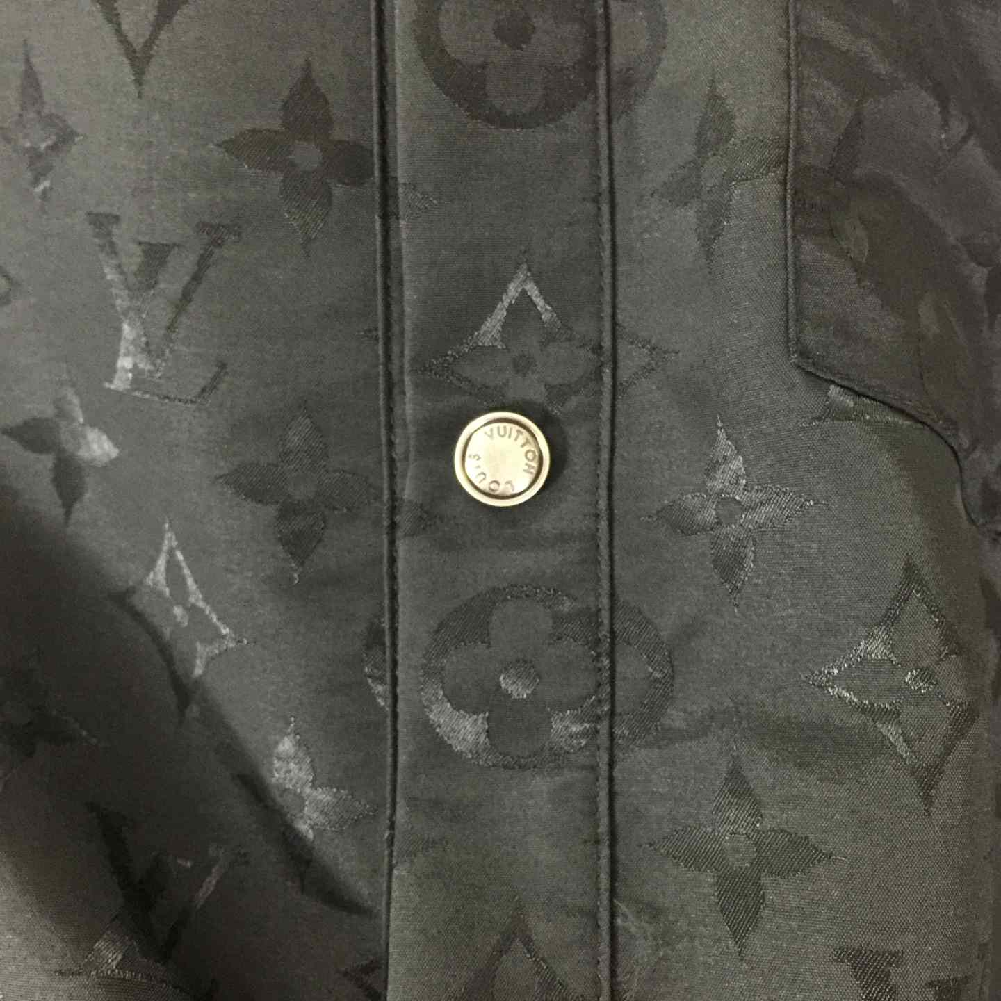 Louis Vuitton Monogram Moire Jacquard Silk Overshirt  1AGTGQ - DesignerGu
