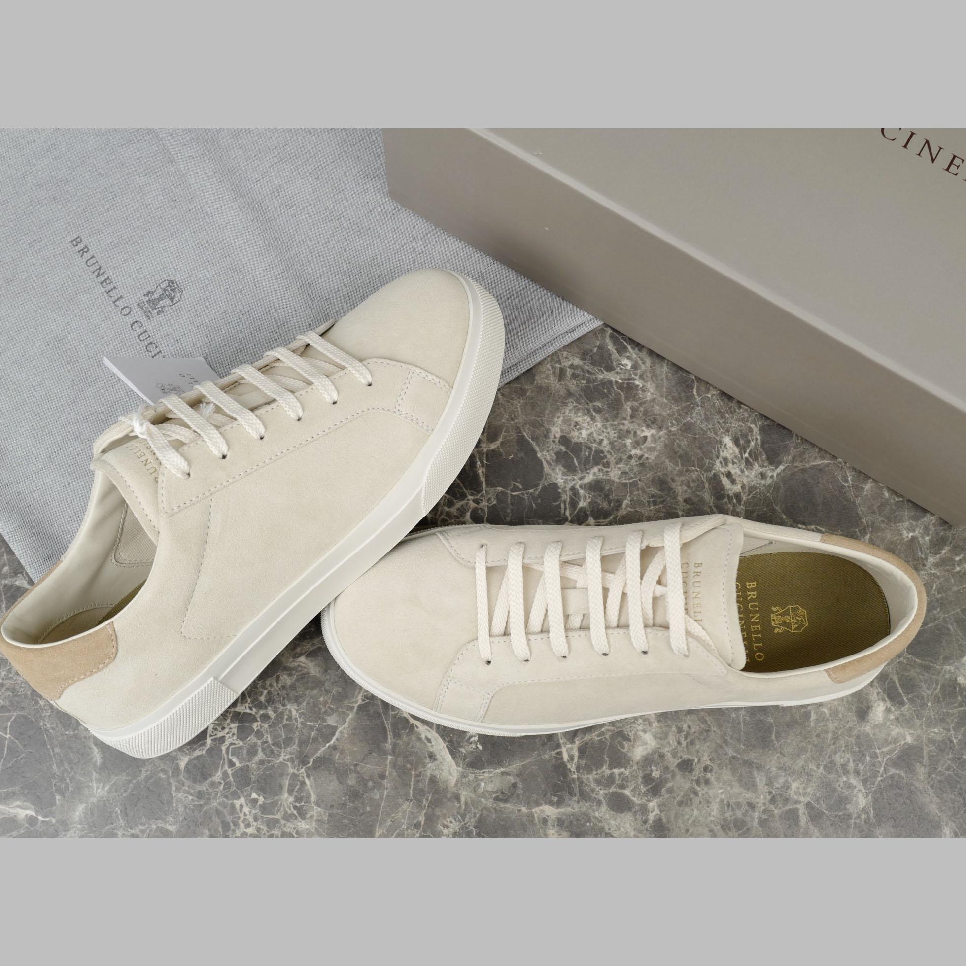 Brunello Cucinelli Suede Sneakers - DesignerGu