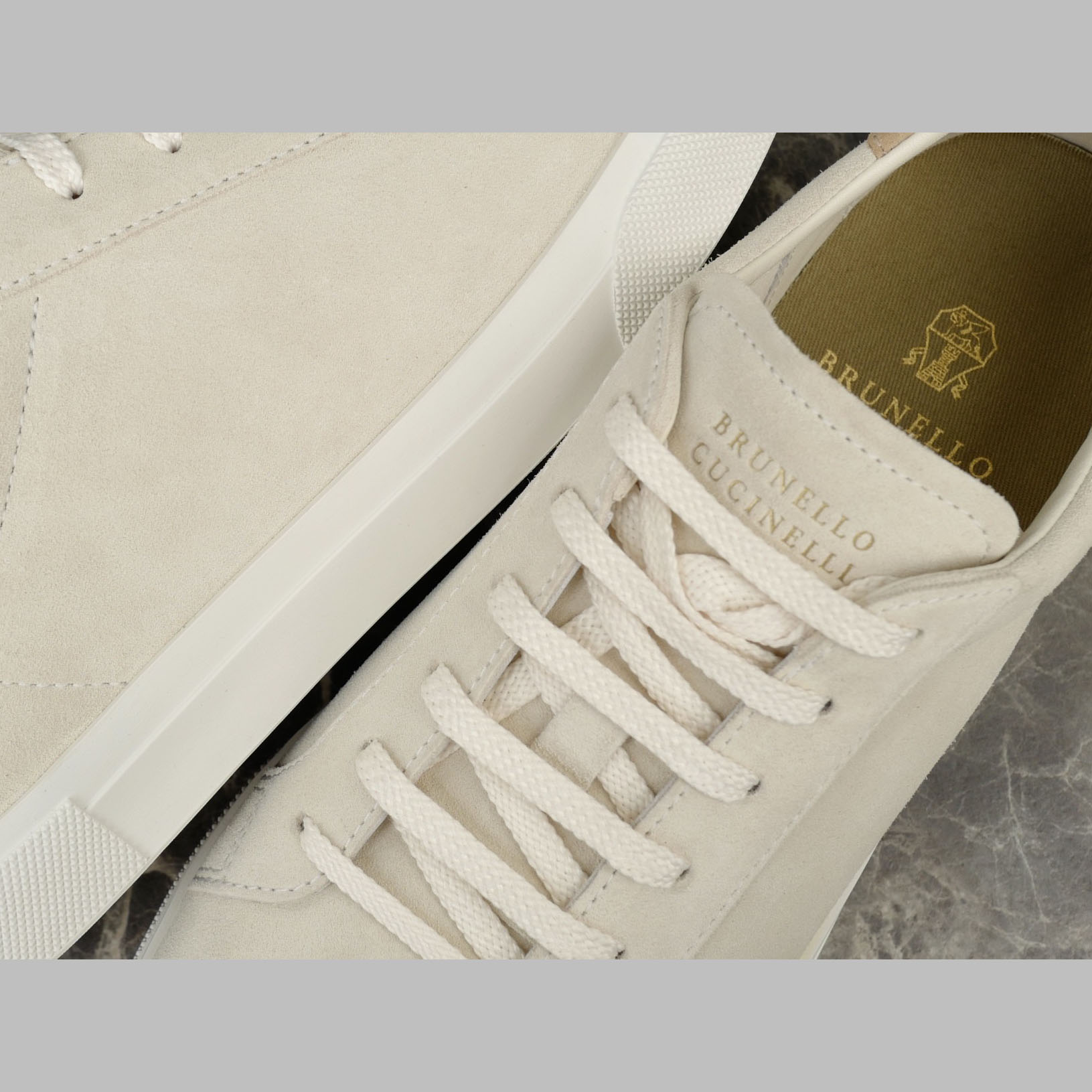 Brunello Cucinelli Suede Sneakers - DesignerGu