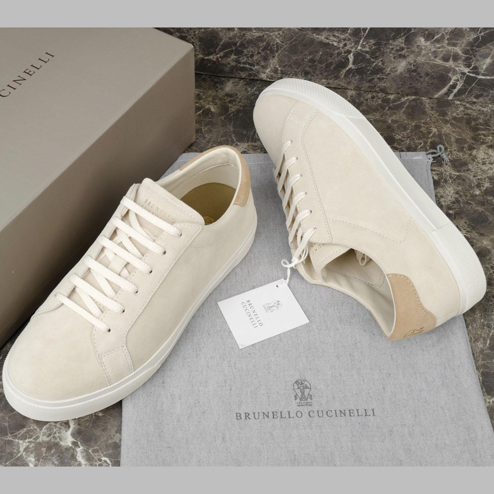 Brunello Cucinelli Suede Sneakers - DesignerGu