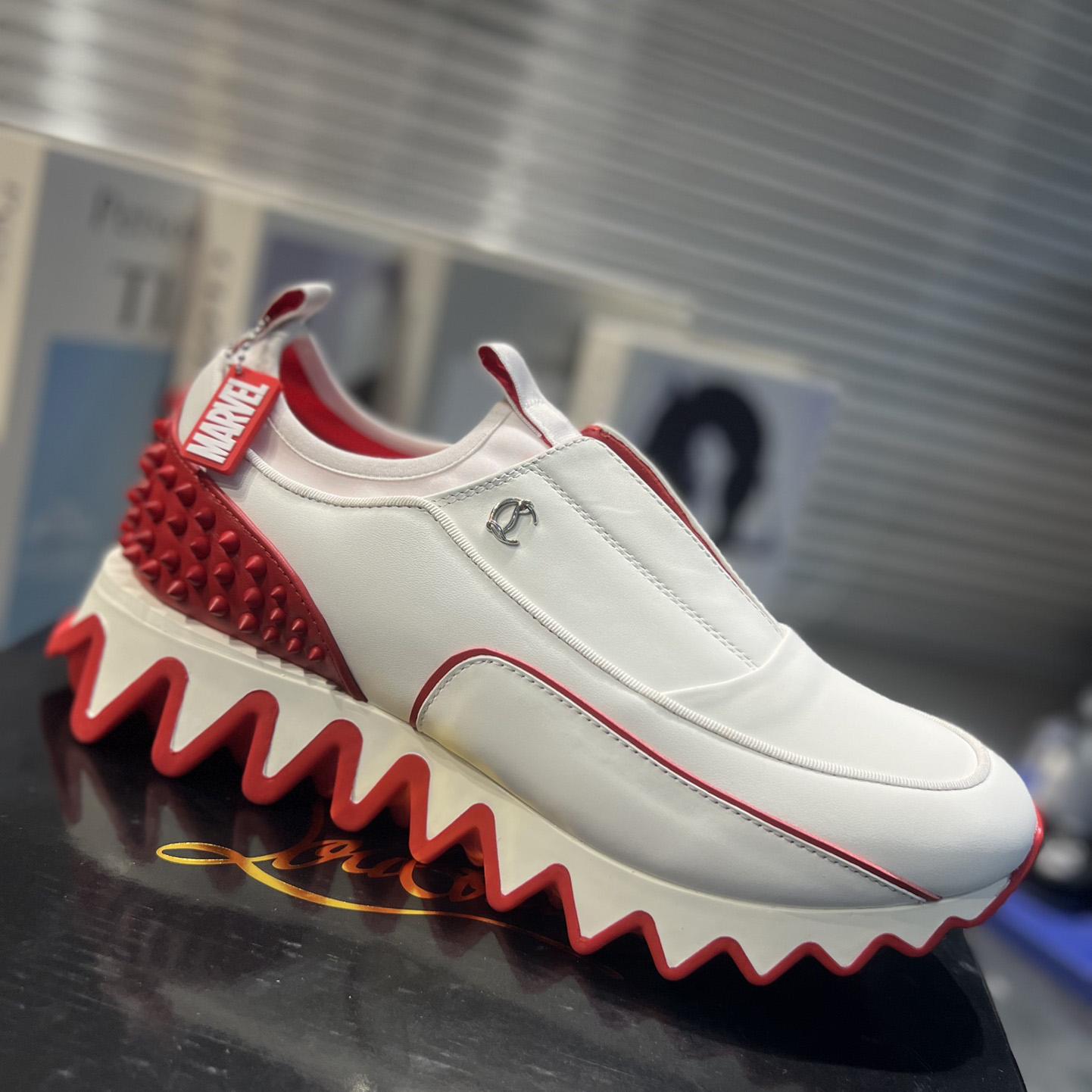Christian Louboutin Sharkyloub SP Spikes Sneakers  - DesignerGu