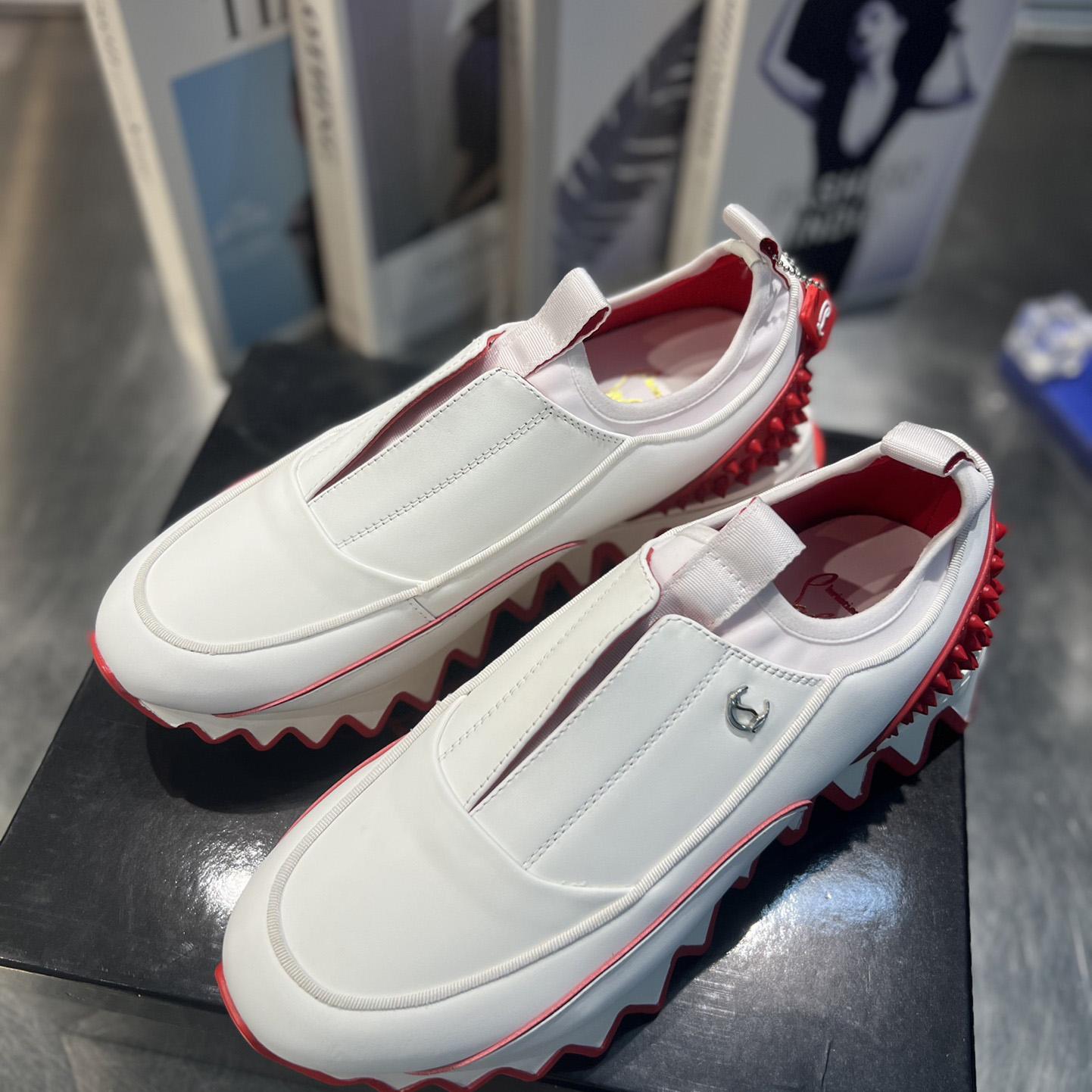Christian Louboutin Sharkyloub SP Spikes Sneakers  - DesignerGu