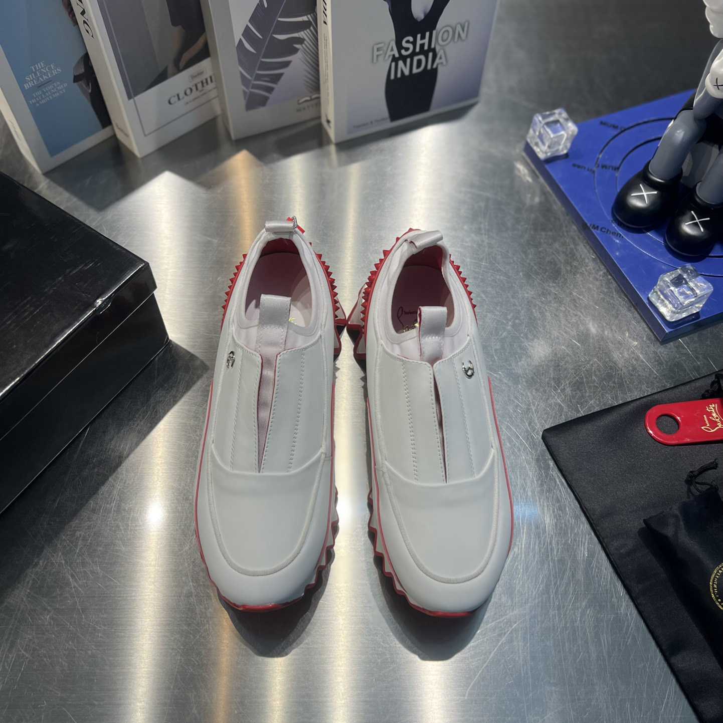 Christian Louboutin Sharkyloub SP Spikes Sneakers  - DesignerGu