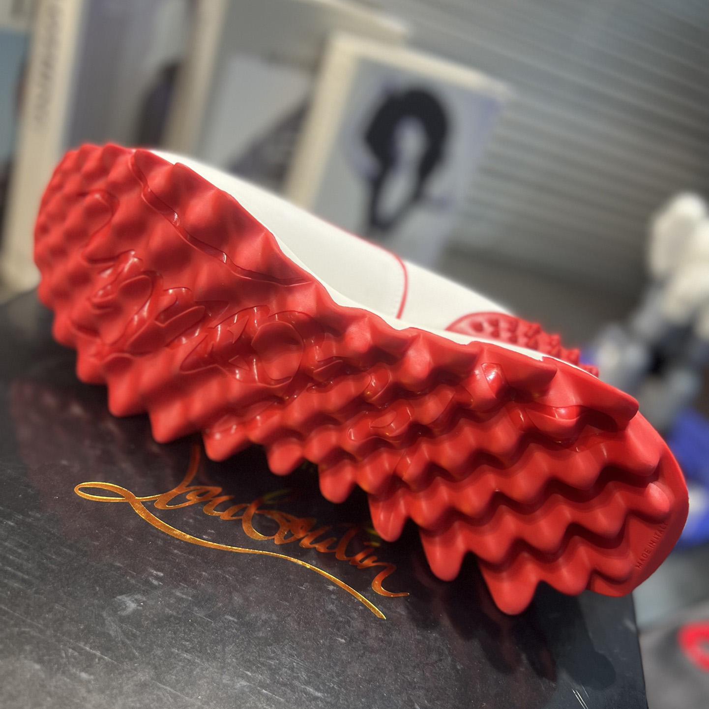 Christian Louboutin Sharkyloub SP Spikes Sneakers  - DesignerGu