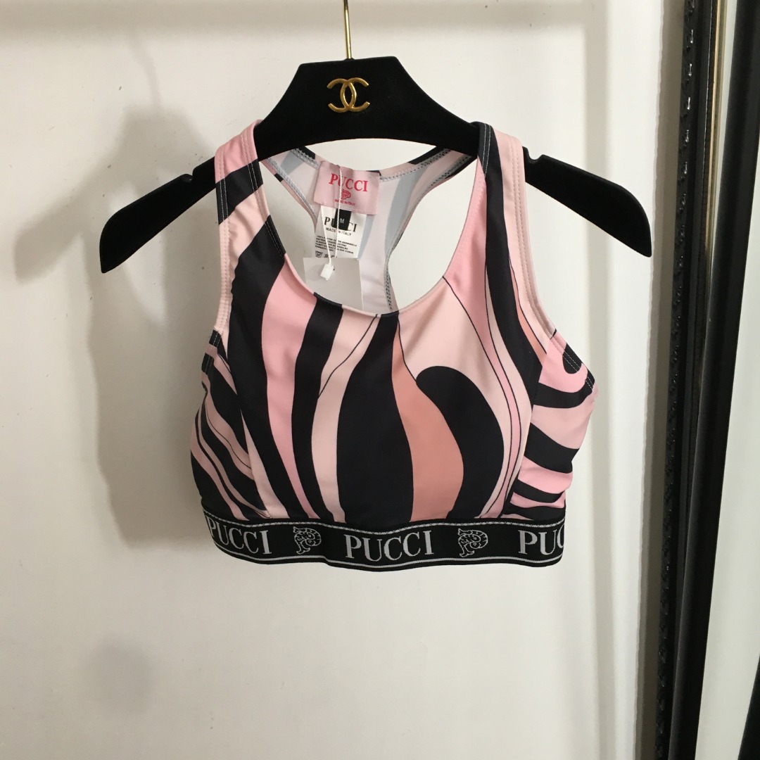 Pucci Marmo Print Leggings And Top - DesignerGu