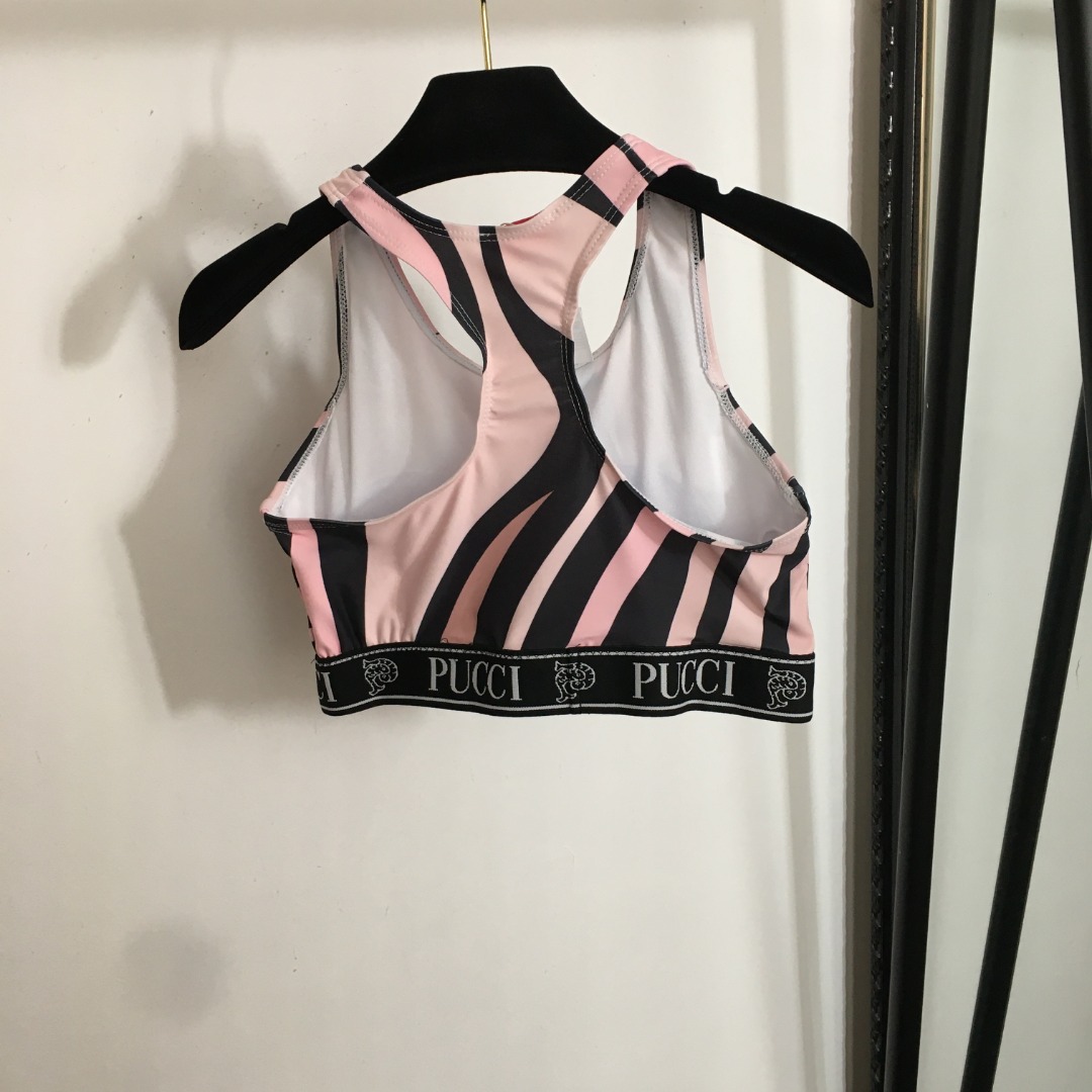 Pucci Marmo Print Leggings And Top - DesignerGu