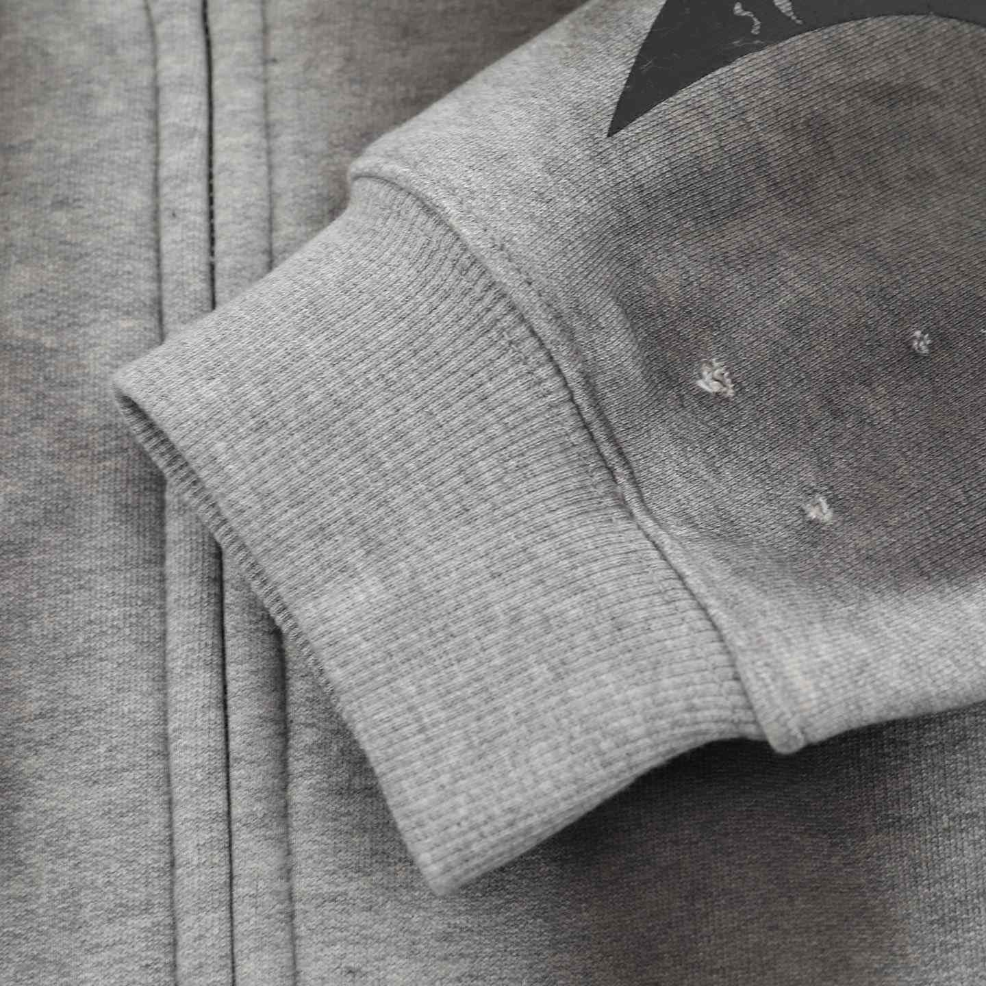 LostShdws Complex Con Exclusive Acid Wash Zip Up Hoodie Grey - DesignerGu