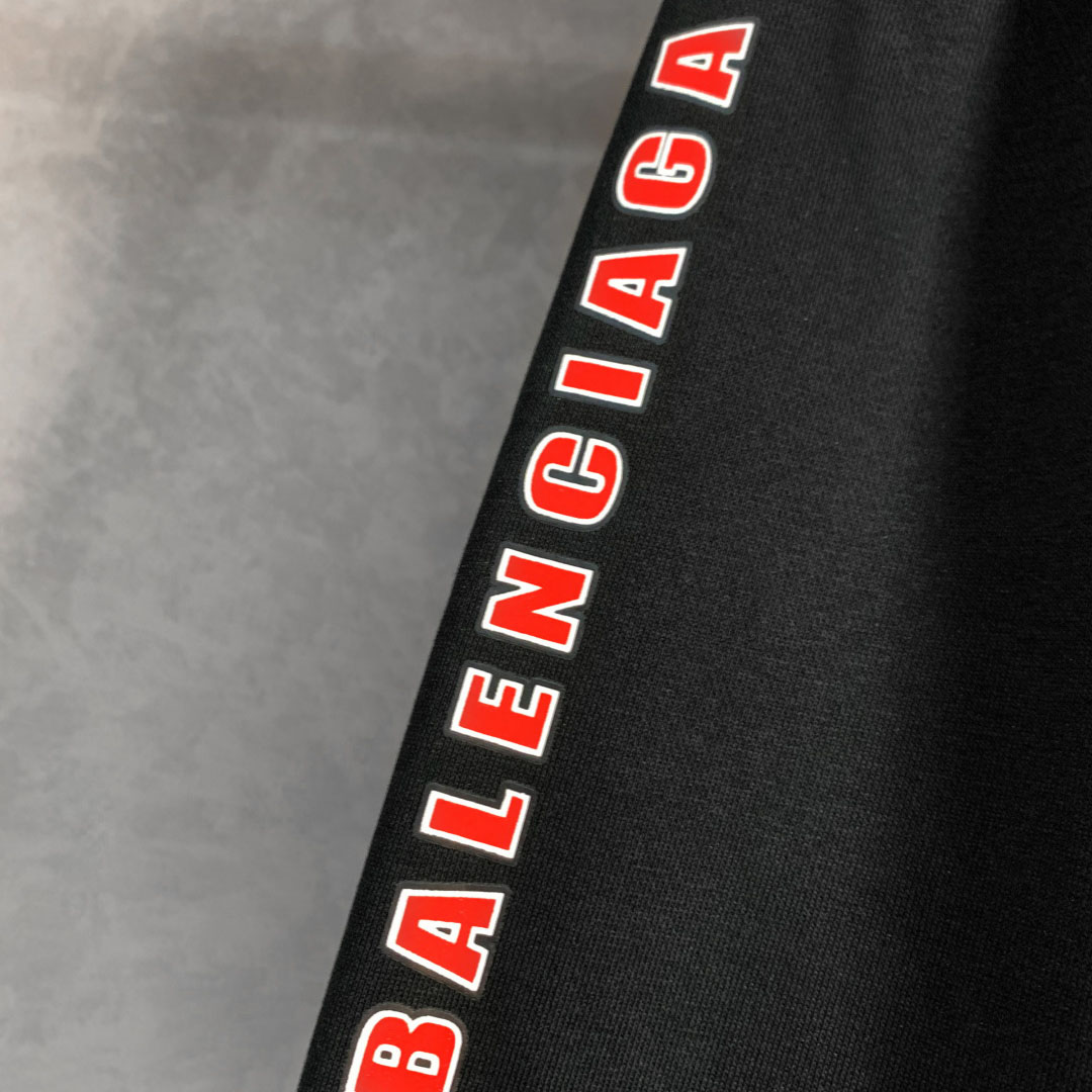 Balenciaga Cotton Logo Shorts - DesignerGu