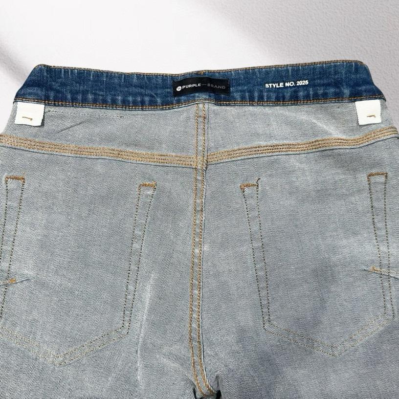 Purple-Brand Denim Shorts    6005 - DesignerGu