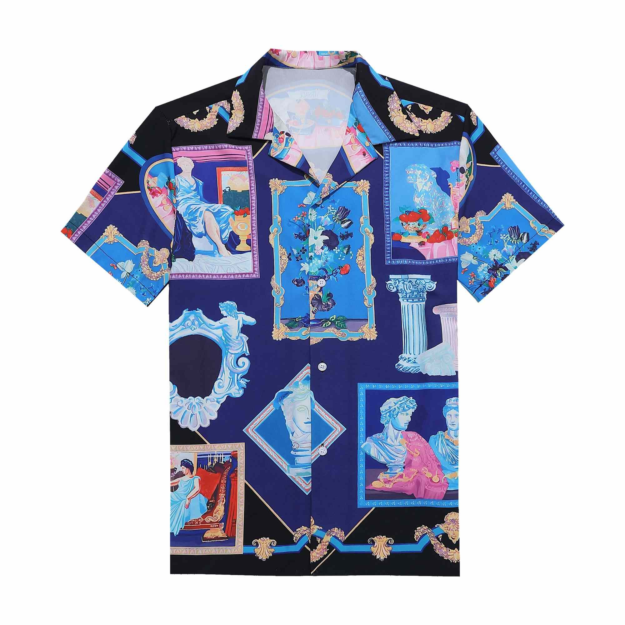 Versace Silk Shirt And Short - DesignerGu