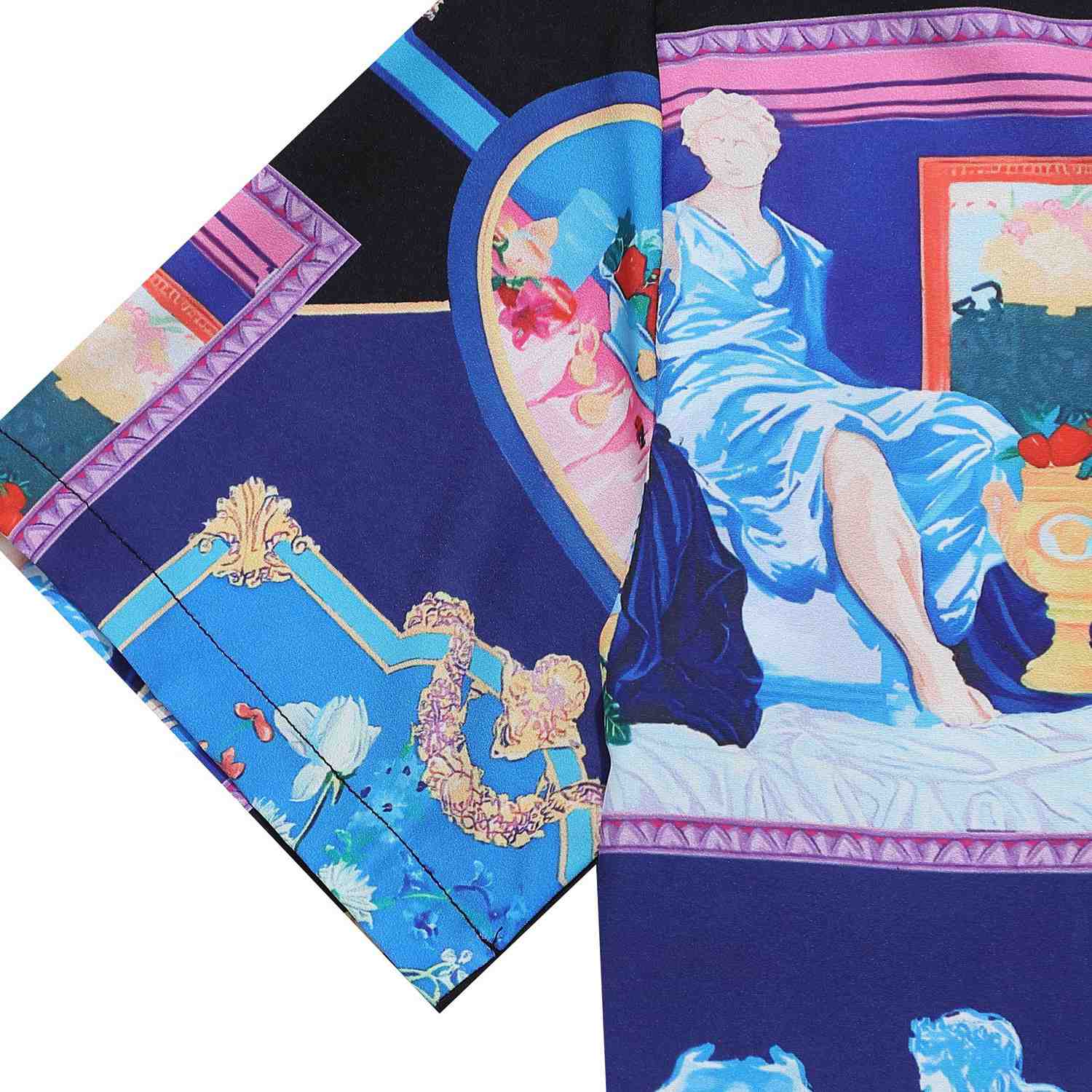 Versace Silk Shirt And Short - DesignerGu