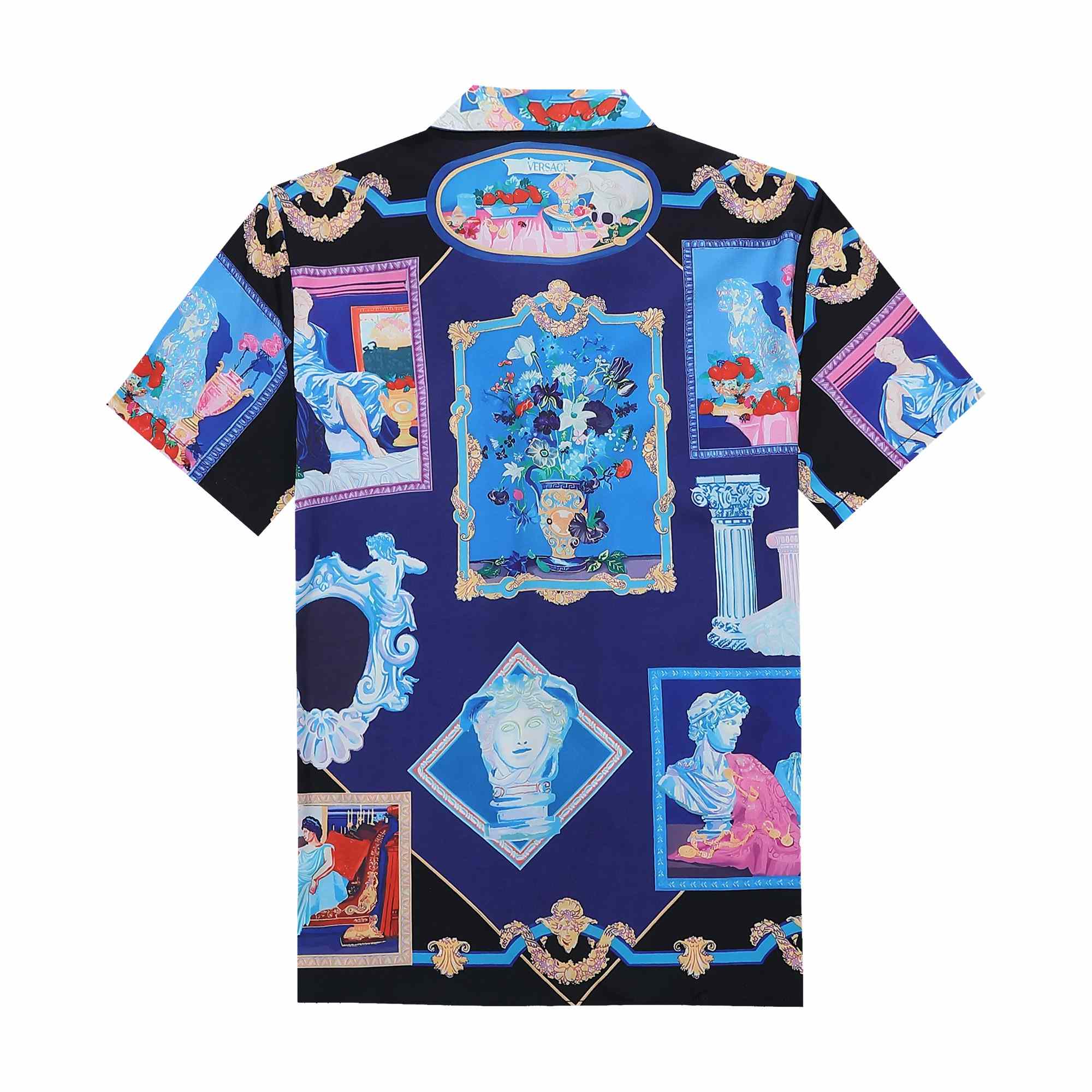 Versace Silk Shirt And Short - DesignerGu