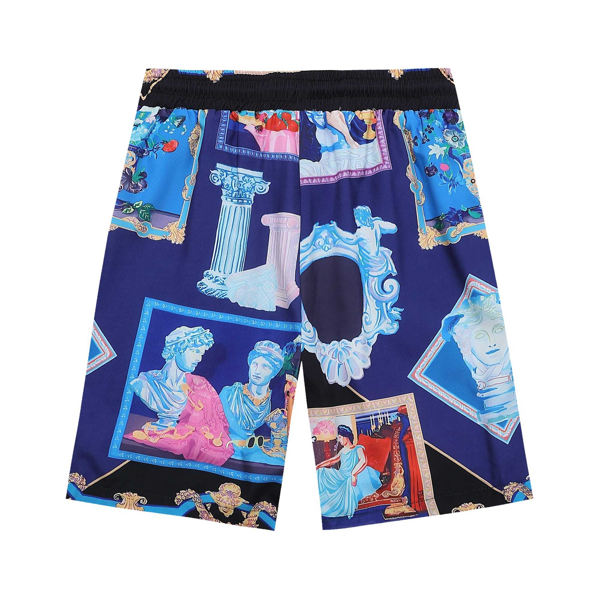 Versace Silk Shirt And Short - DesignerGu