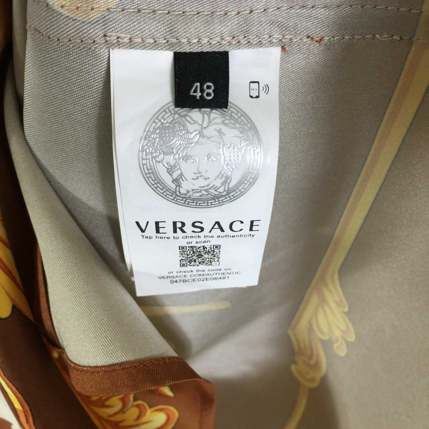 Versace Cameo Silk Shirt - DesignerGu
