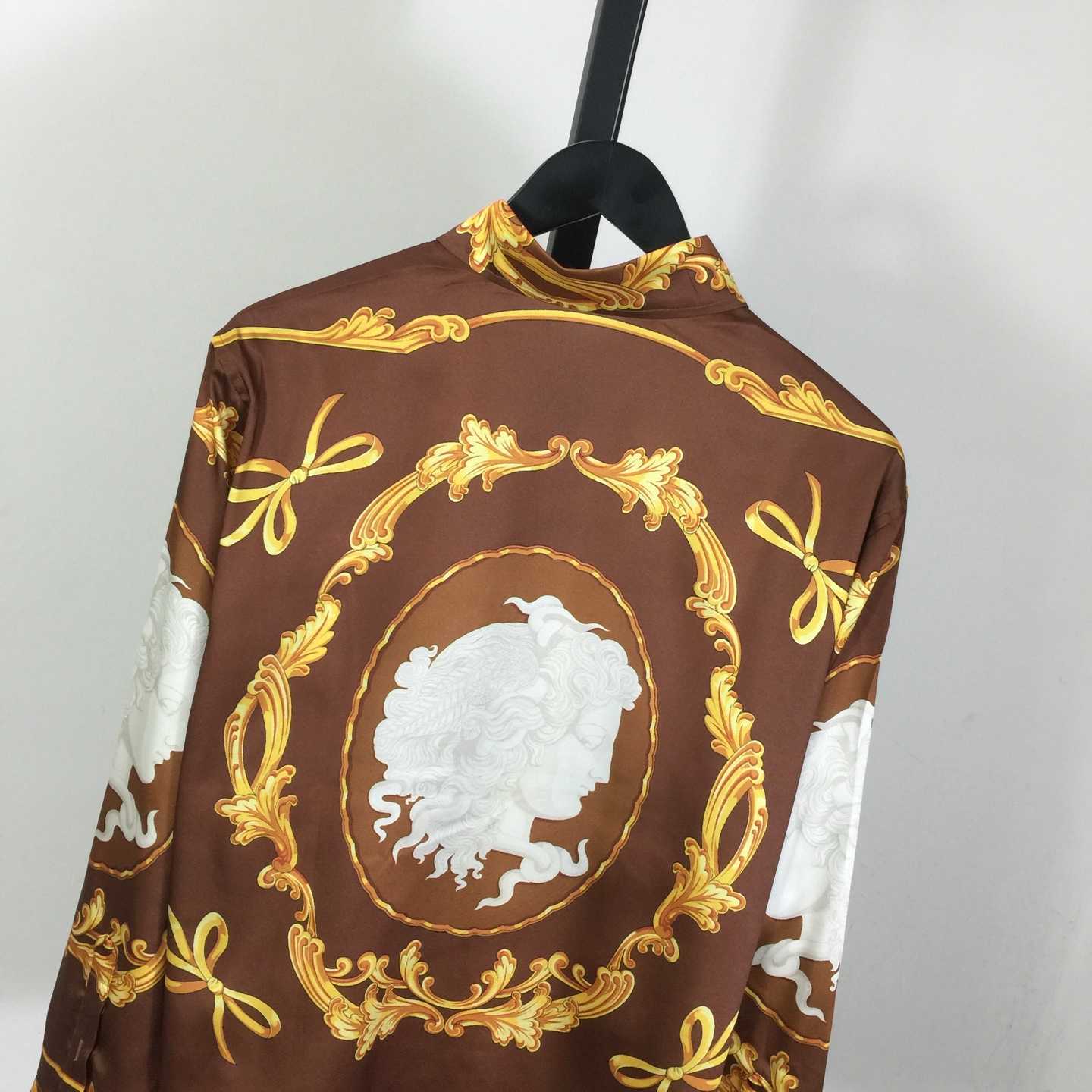 Versace Cameo Silk Shirt - DesignerGu