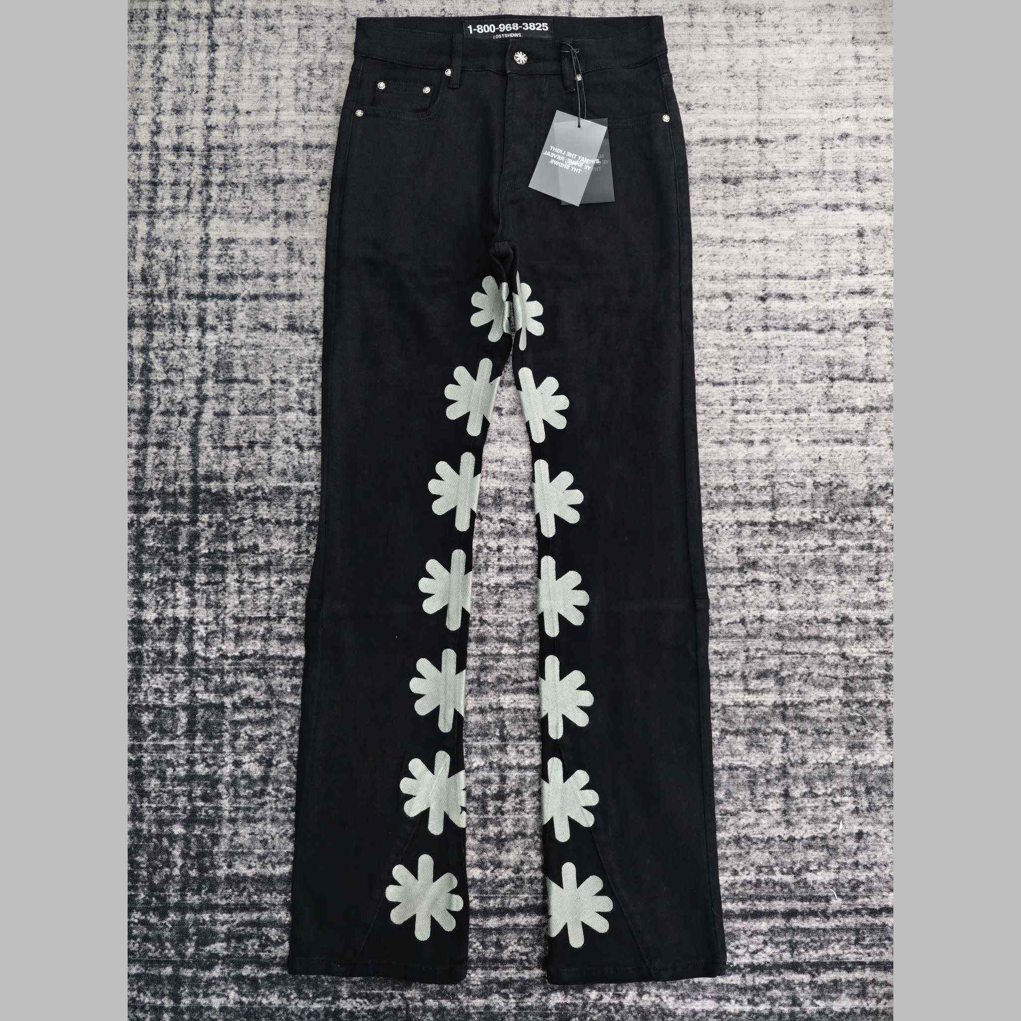 Lost Shadows Grey Waxed Denim   708 - DesignerGu