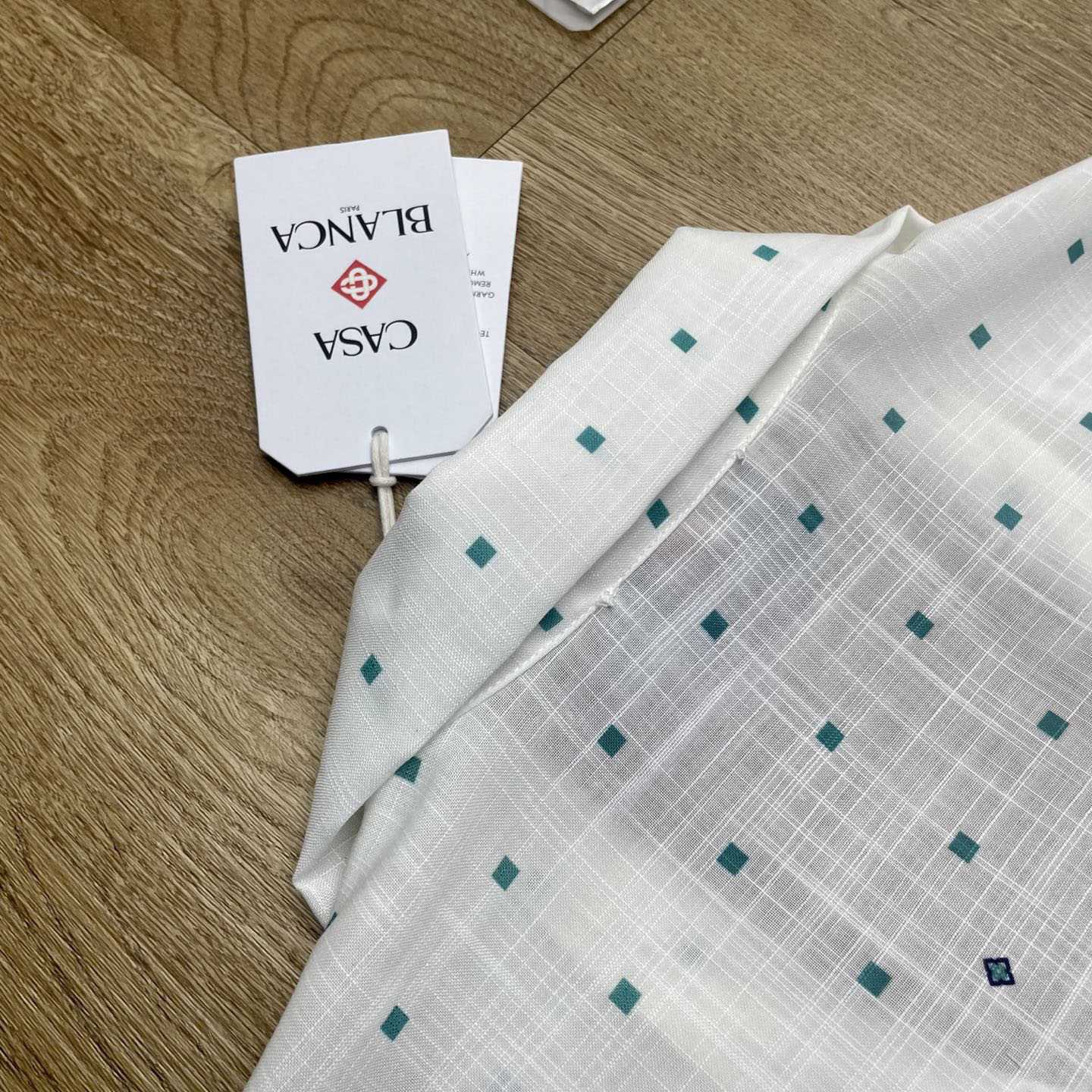 Casablanca Gradient Monogram Short Sleeve Silk Shirt  CA3537 - DesignerGu