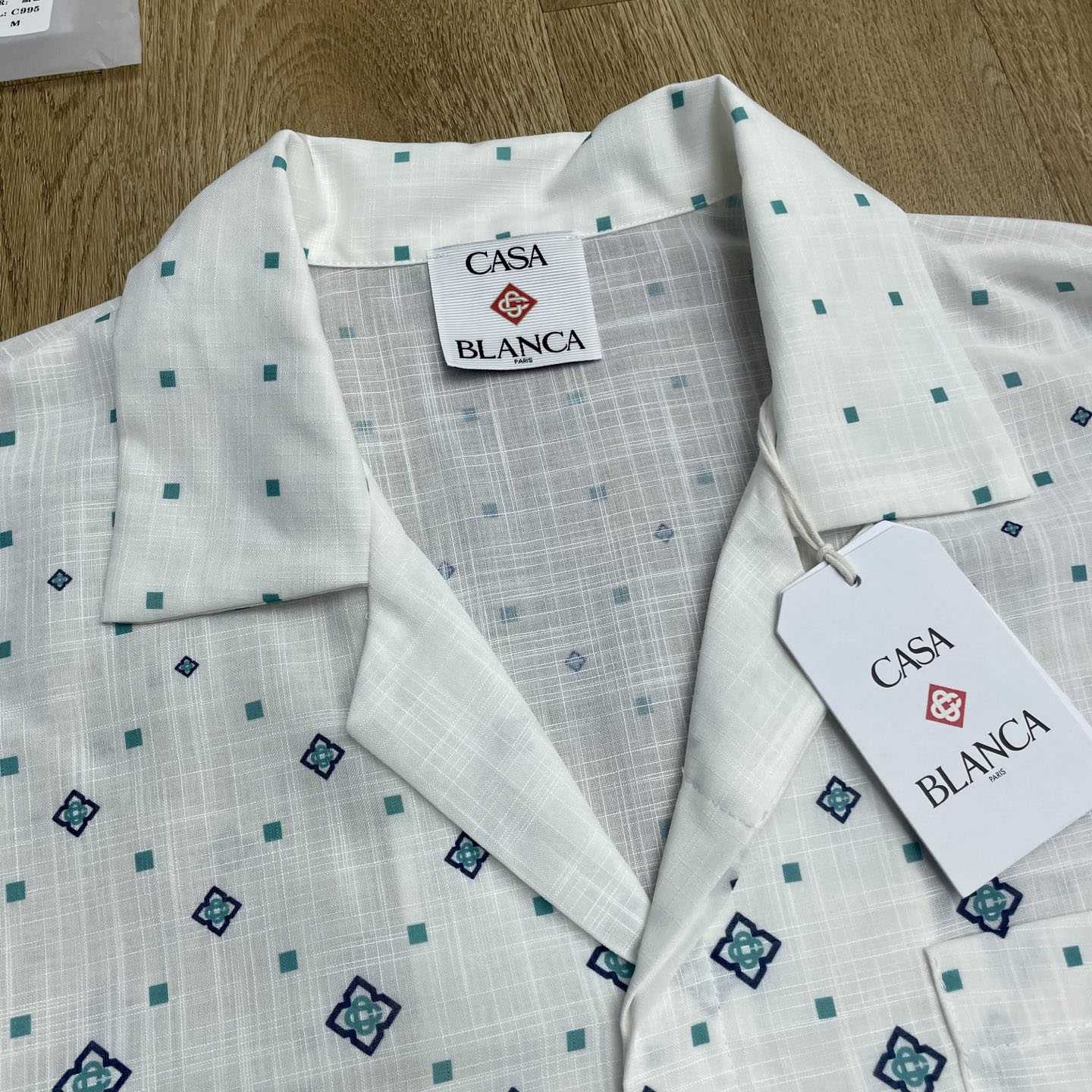 Casablanca Gradient Monogram Short Sleeve Silk Shirt  CA3537 - DesignerGu