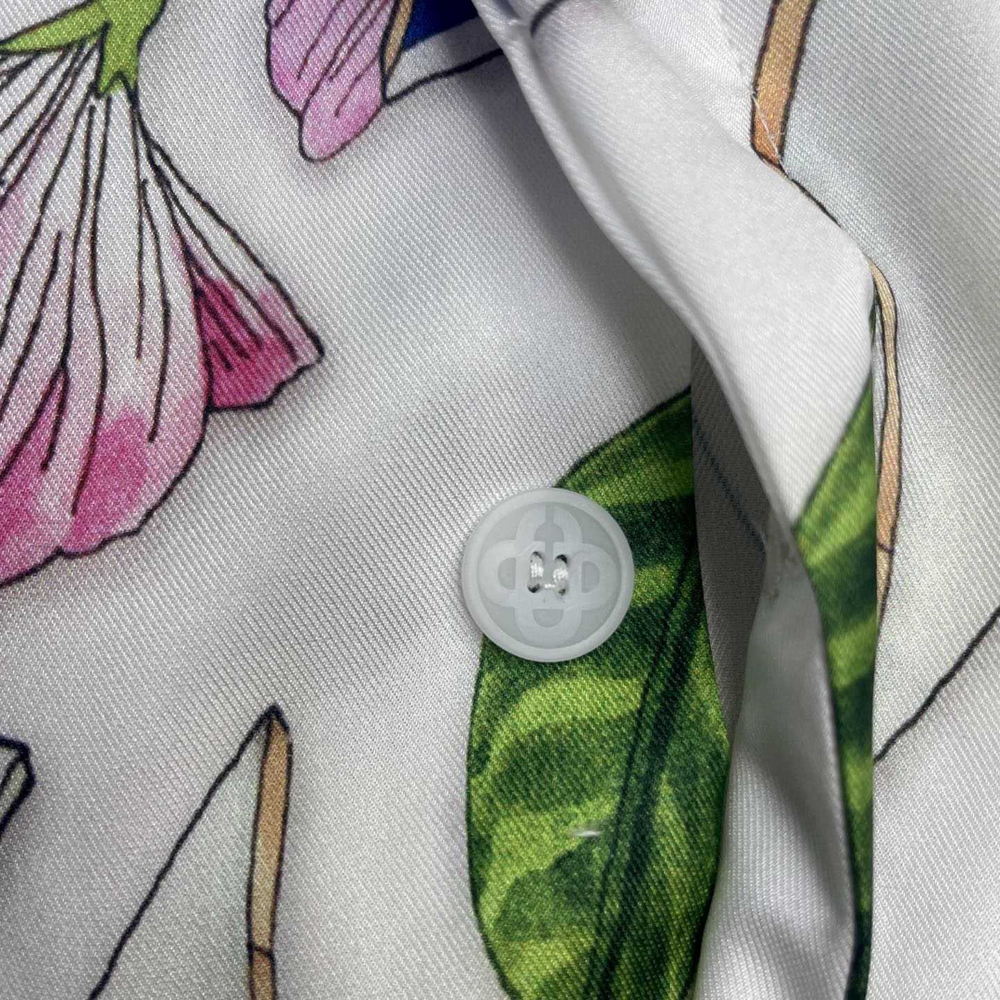 Casablanca Le Vase Brise Short Sleeve Silk Shirt    CA3531 - DesignerGu