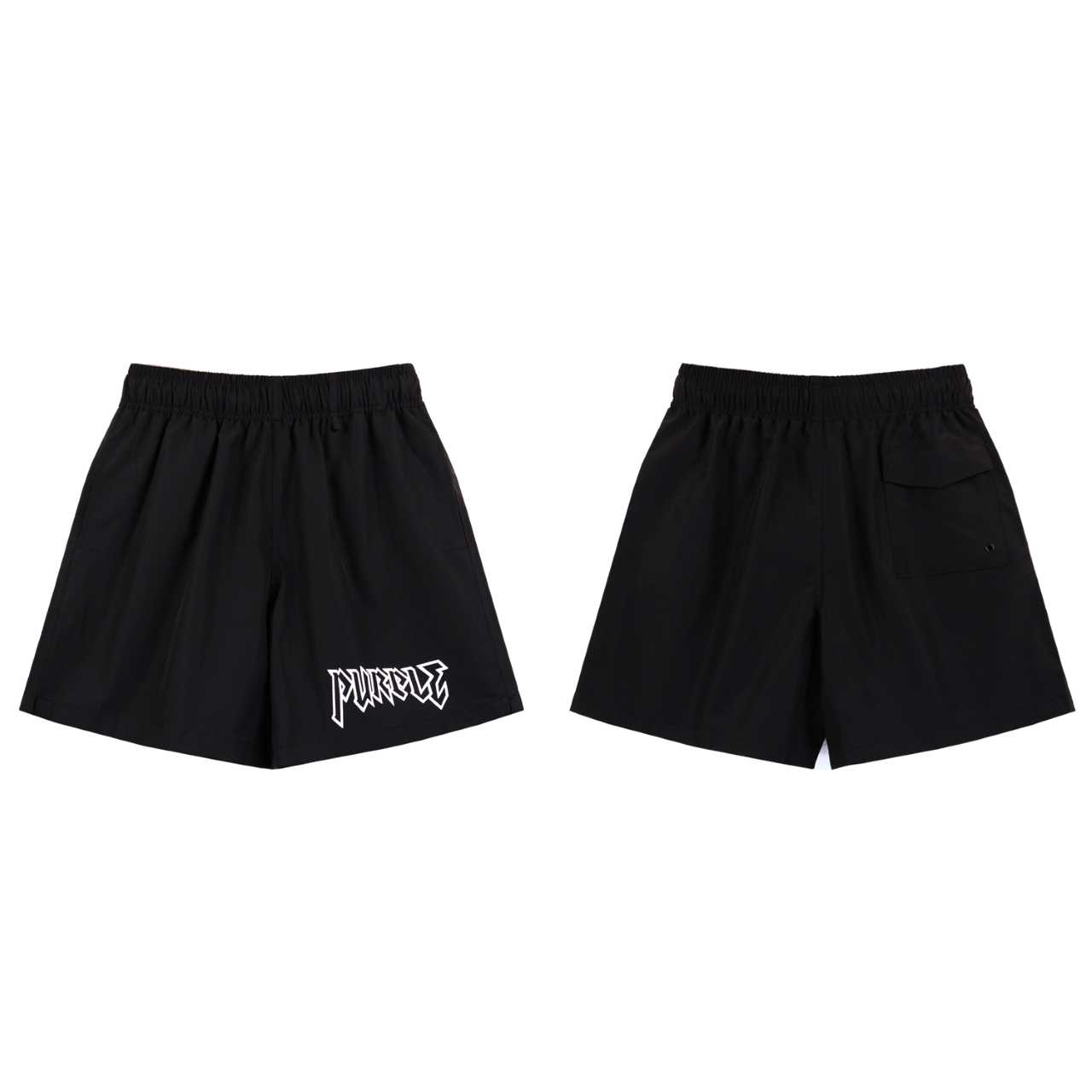 Purple-Brand Graphic Sweat Shorts - DesignerGu