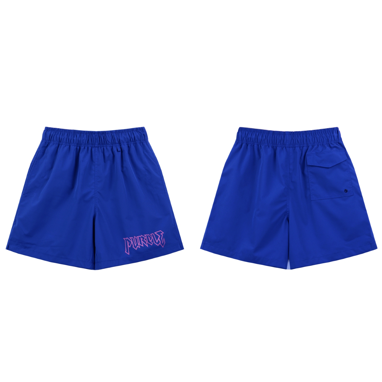 Purple-Brand Graphic Sweat Shorts - DesignerGu