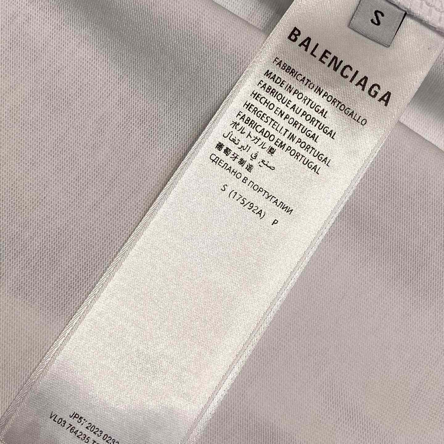 Balenciaga 360 Sunglasses T-Shirt Medium Fit In Dirty White - DesignerGu
