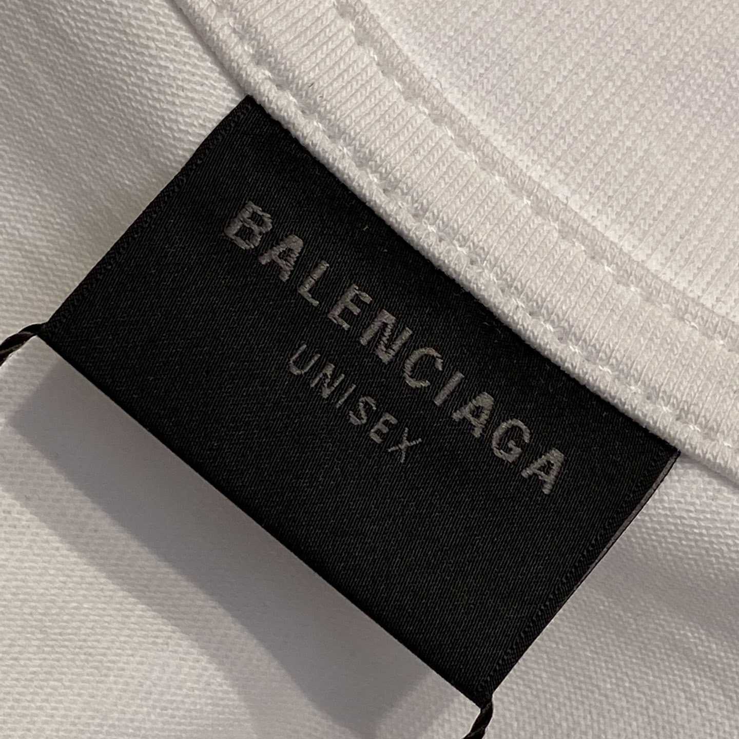Balenciaga 360 Sunglasses T-Shirt Medium Fit In Dirty White - DesignerGu