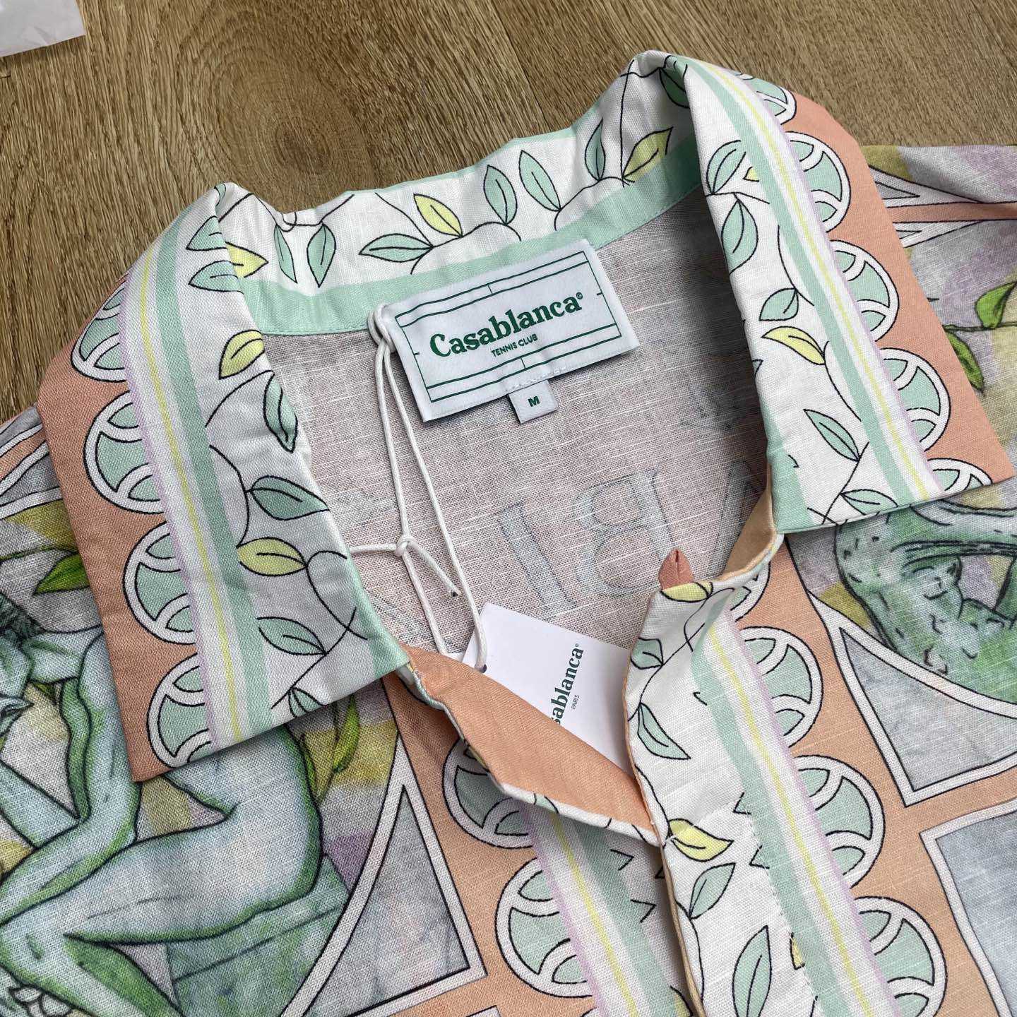 Casablanca Vase Linen Shirt   CA3525 - DesignerGu
