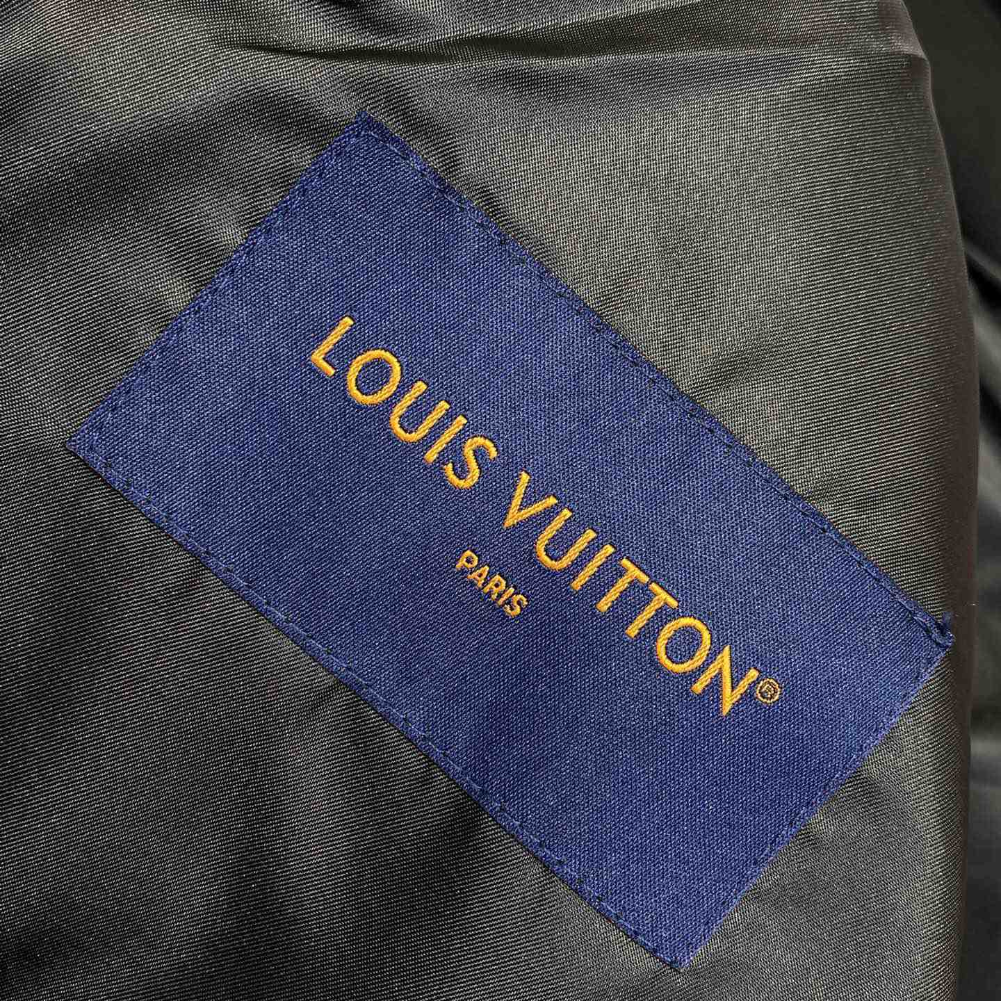 Louis Vuitton Leather Mix Varsity Blouson   1AGTJA - DesignerGu