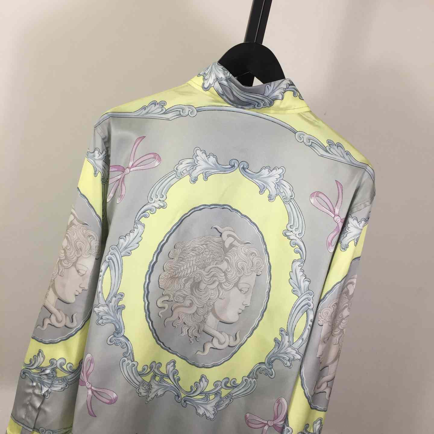Versace Cameo Silk Shirt - DesignerGu
