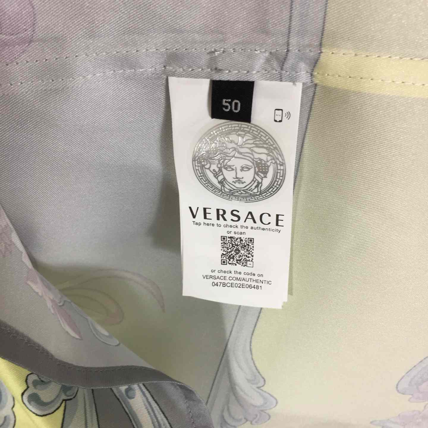 Versace Cameo Silk Shirt - DesignerGu