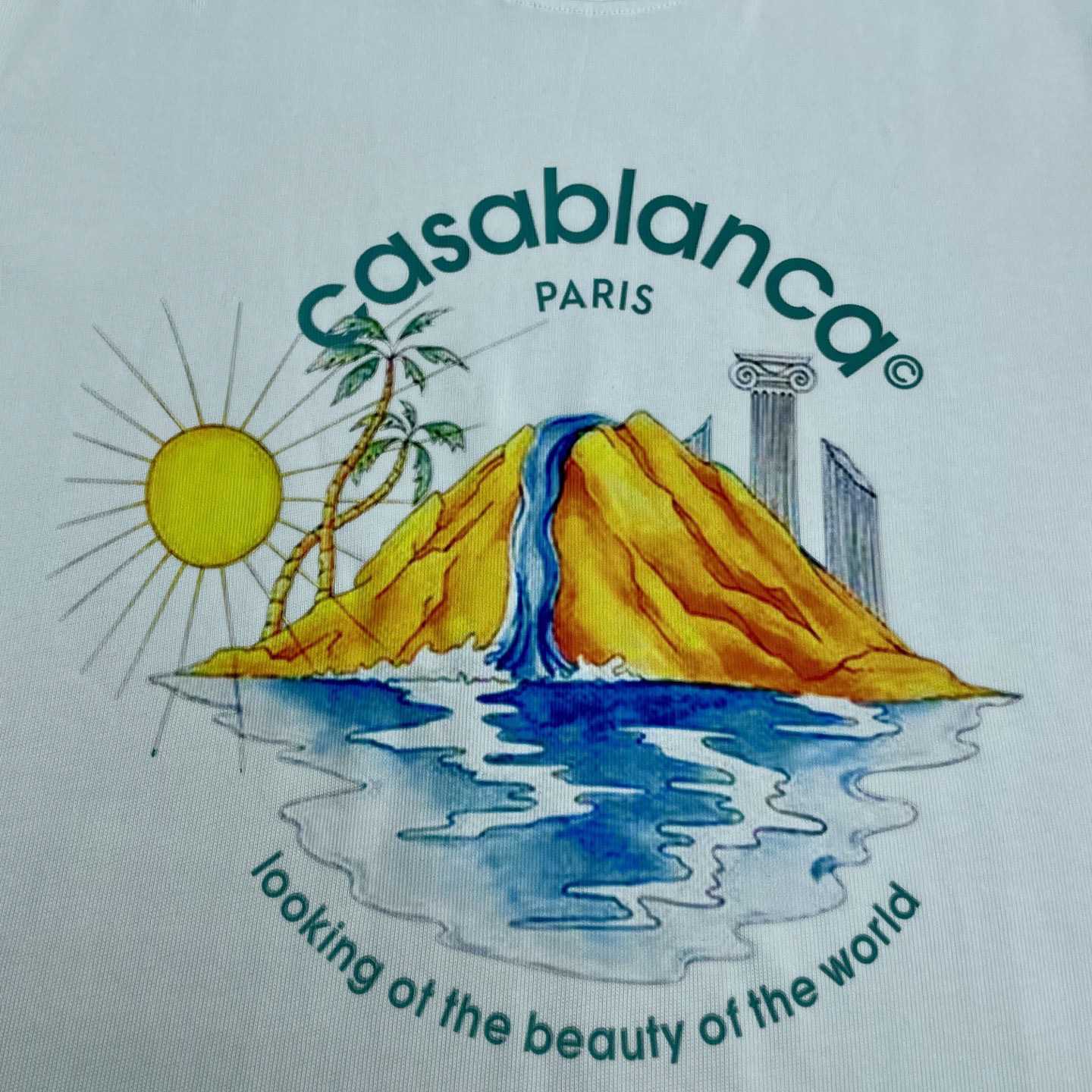 Casablanca Oasis T-shirt    C970 - DesignerGu