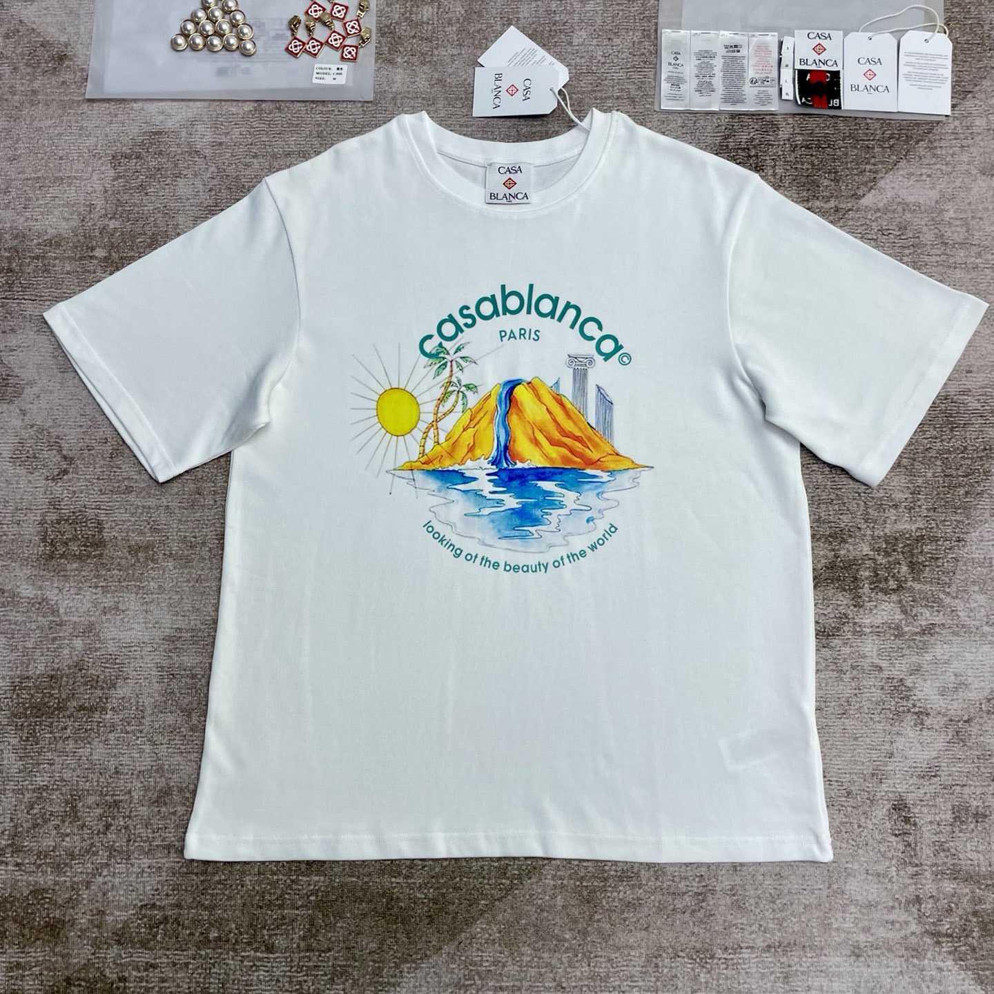 Casablanca Oasis T-shirt    C970 - DesignerGu