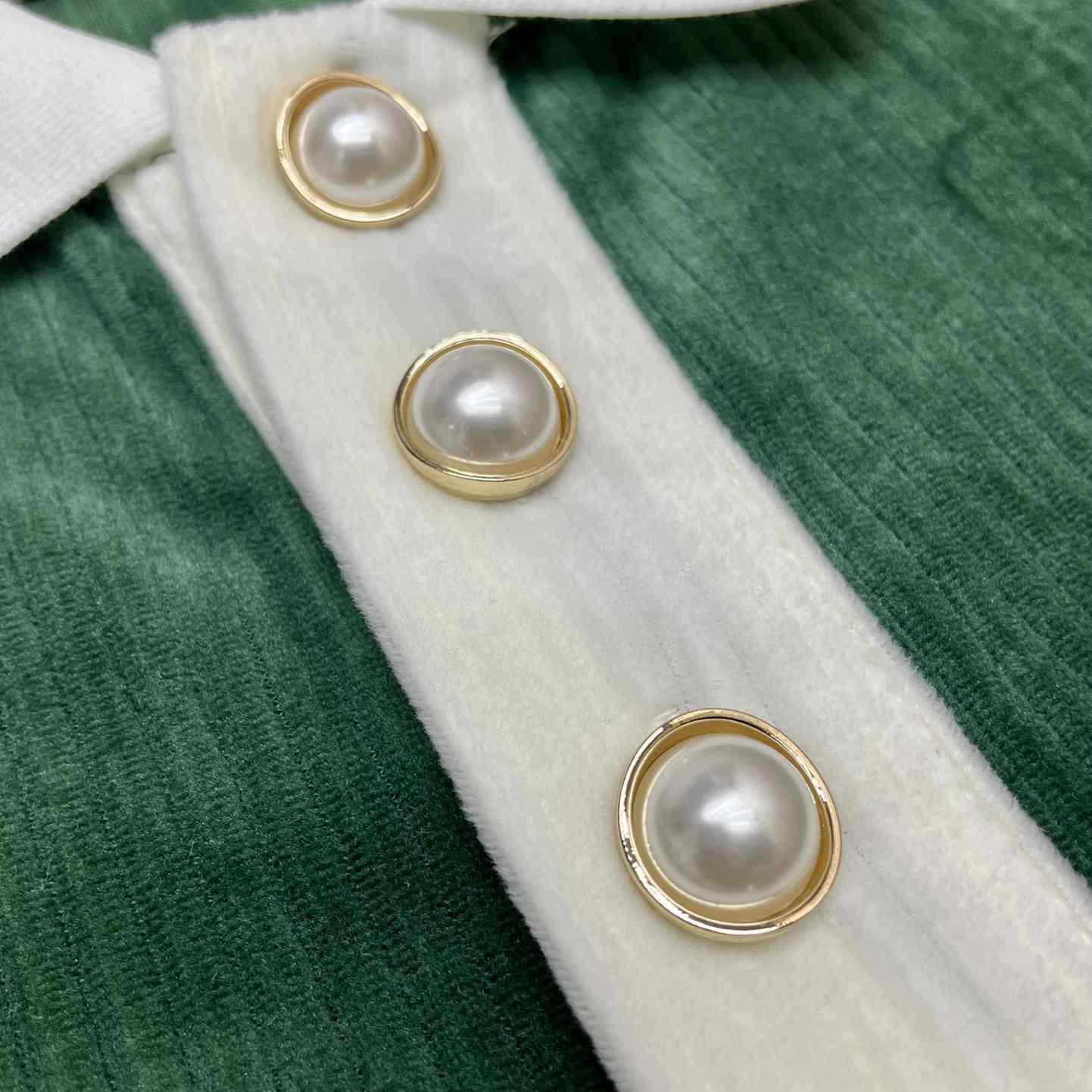 Casablanca Rib Velour Polo Shirt   c877 - DesignerGu