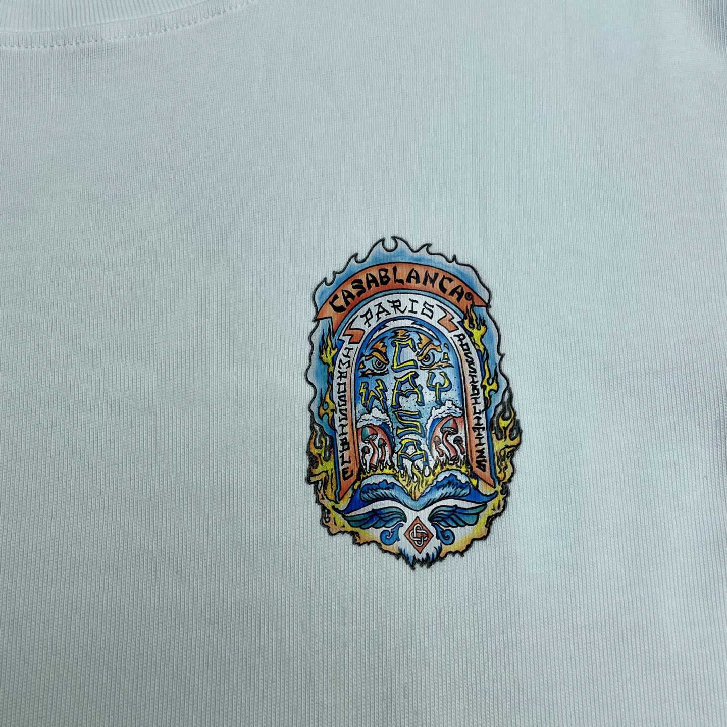 Casablanca Casa Way Skate Printed T-shirt   C983 - DesignerGu