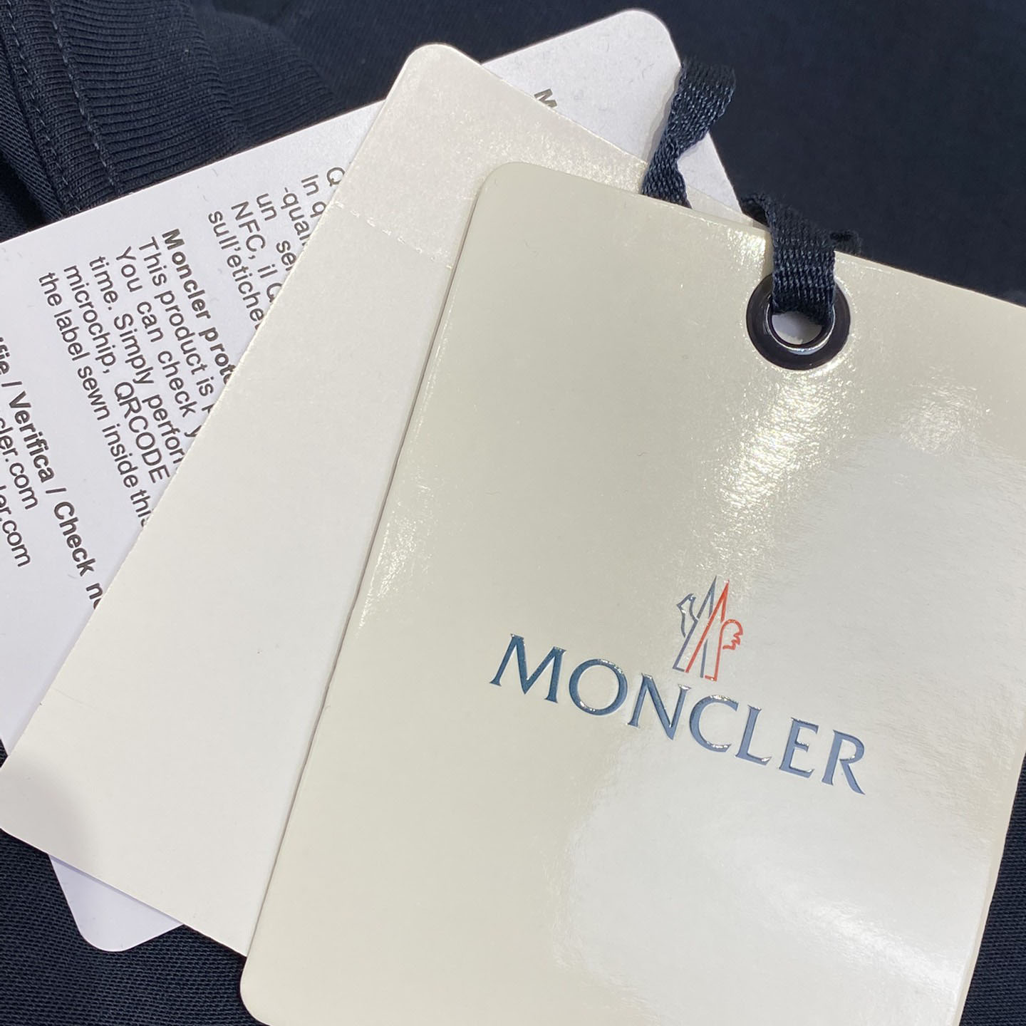 Moncler Cotton & Denim T-shirt With Pocket - DesignerGu